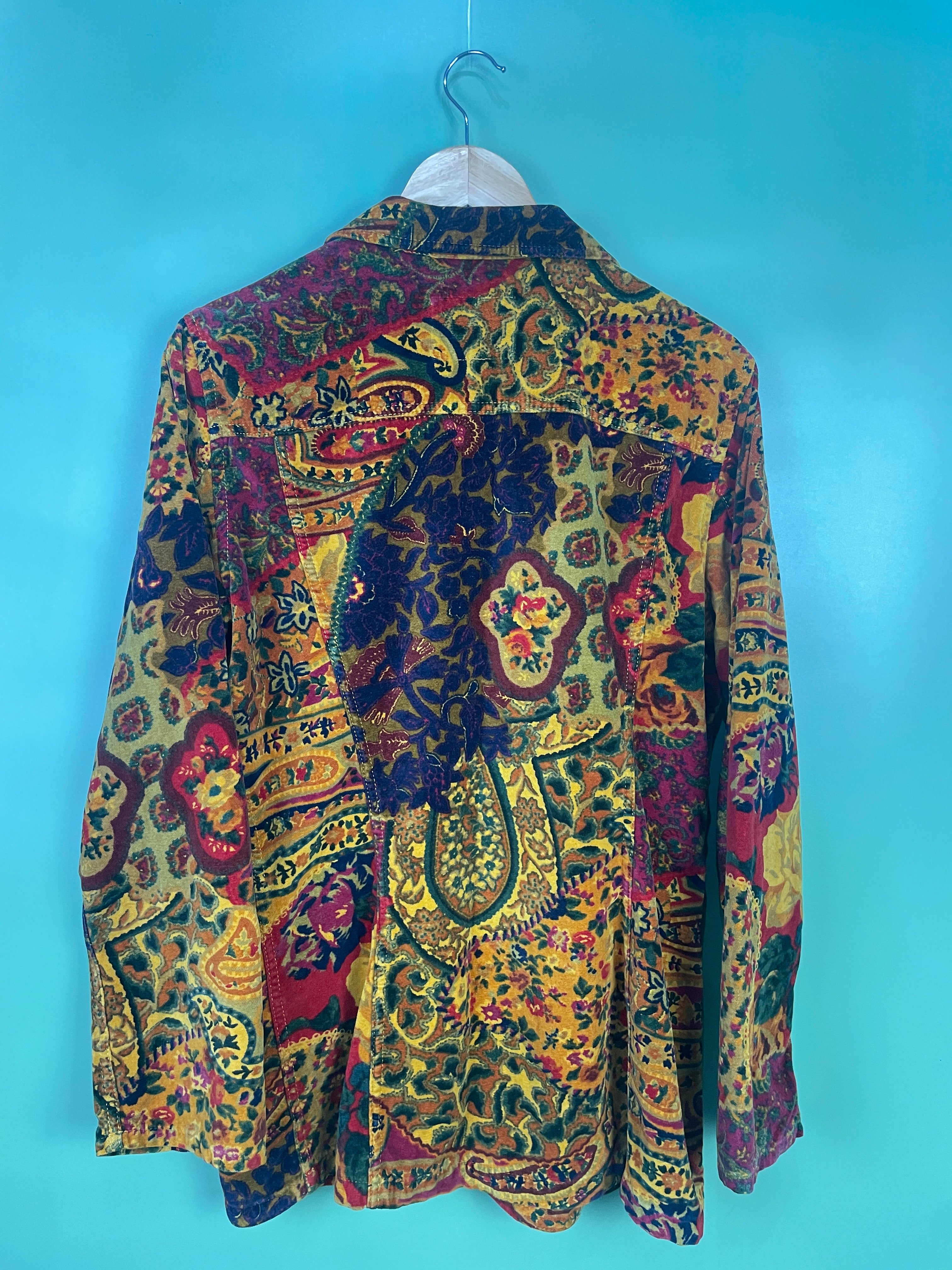 M Kenzo Vintage Velour Jacket