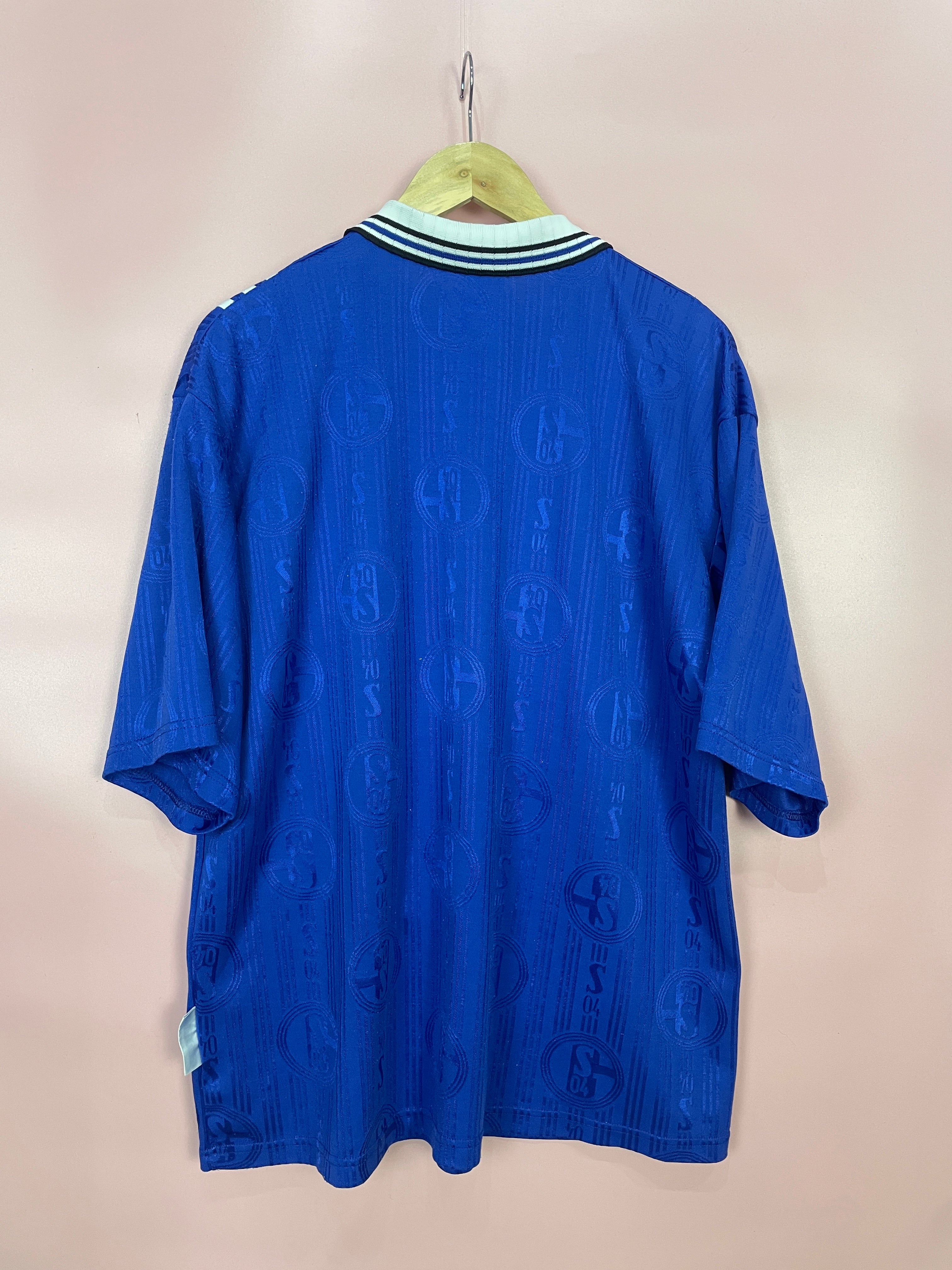FC Schalke 04 Trikot 1996/1997 Original Adidas Kärcher Gr. XL