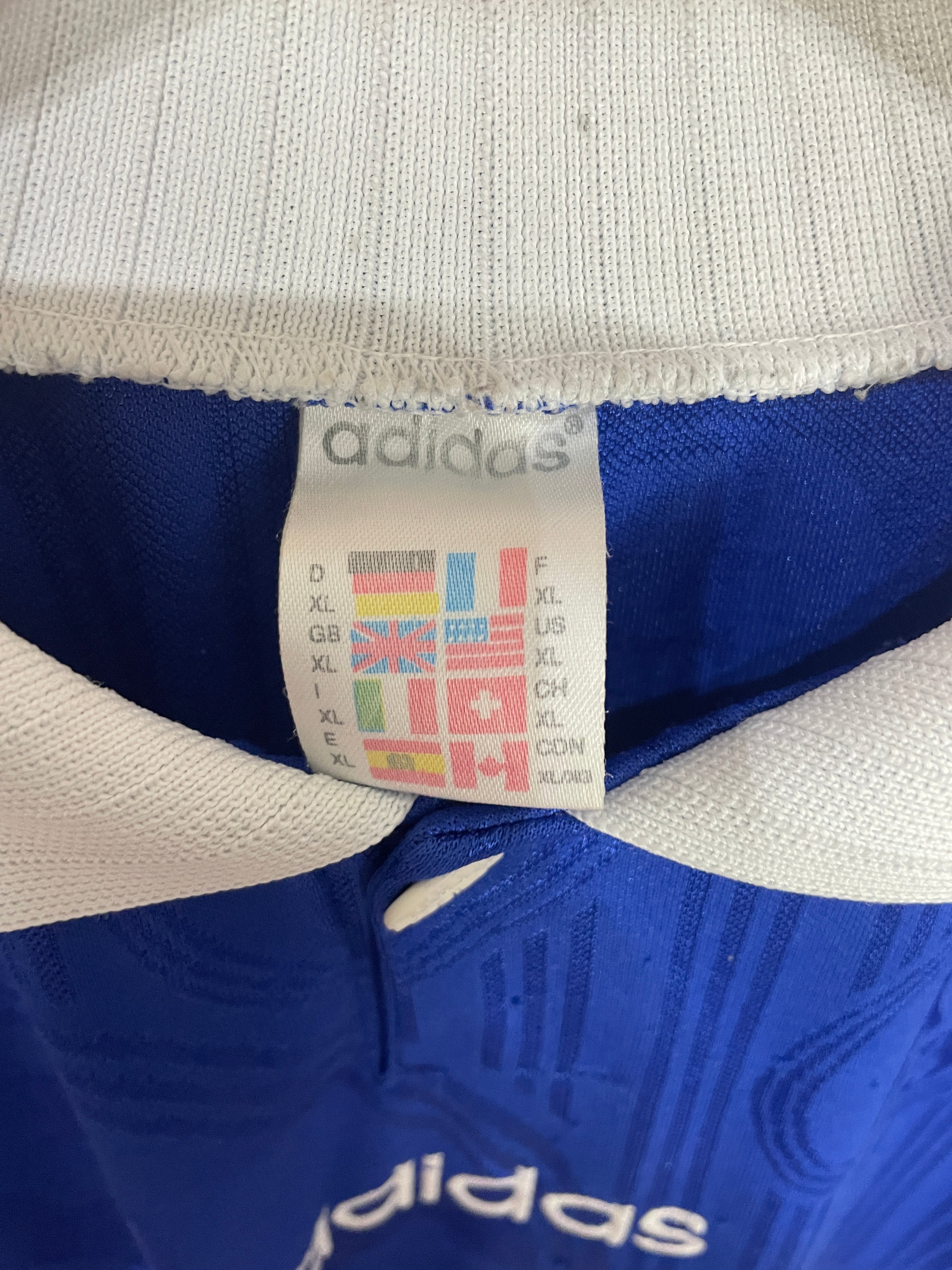 FC Schalke 04 Trikot 1996/1997 Original Adidas Kärcher Gr. XL