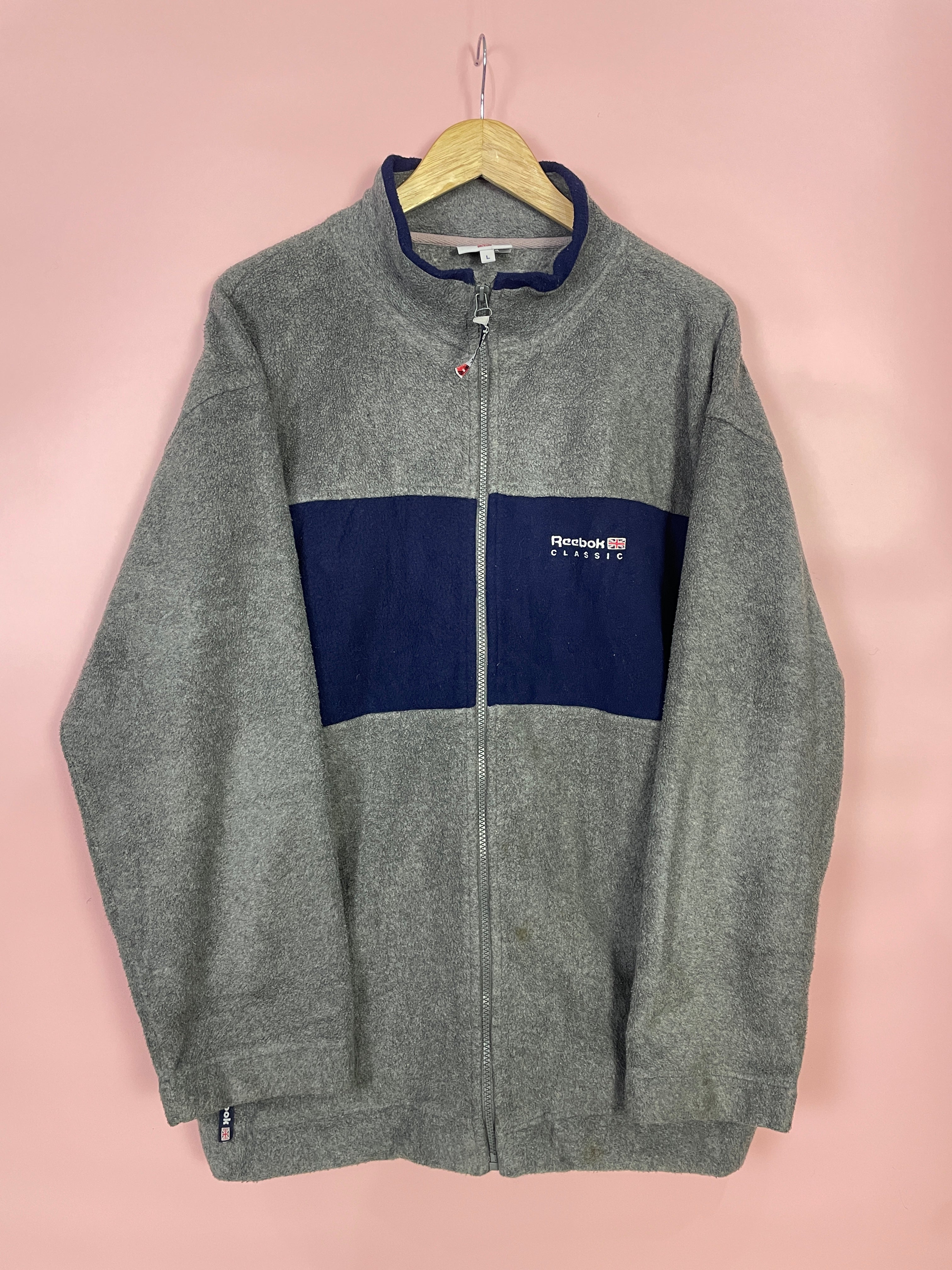 XL Reebok Classic Fleece grau