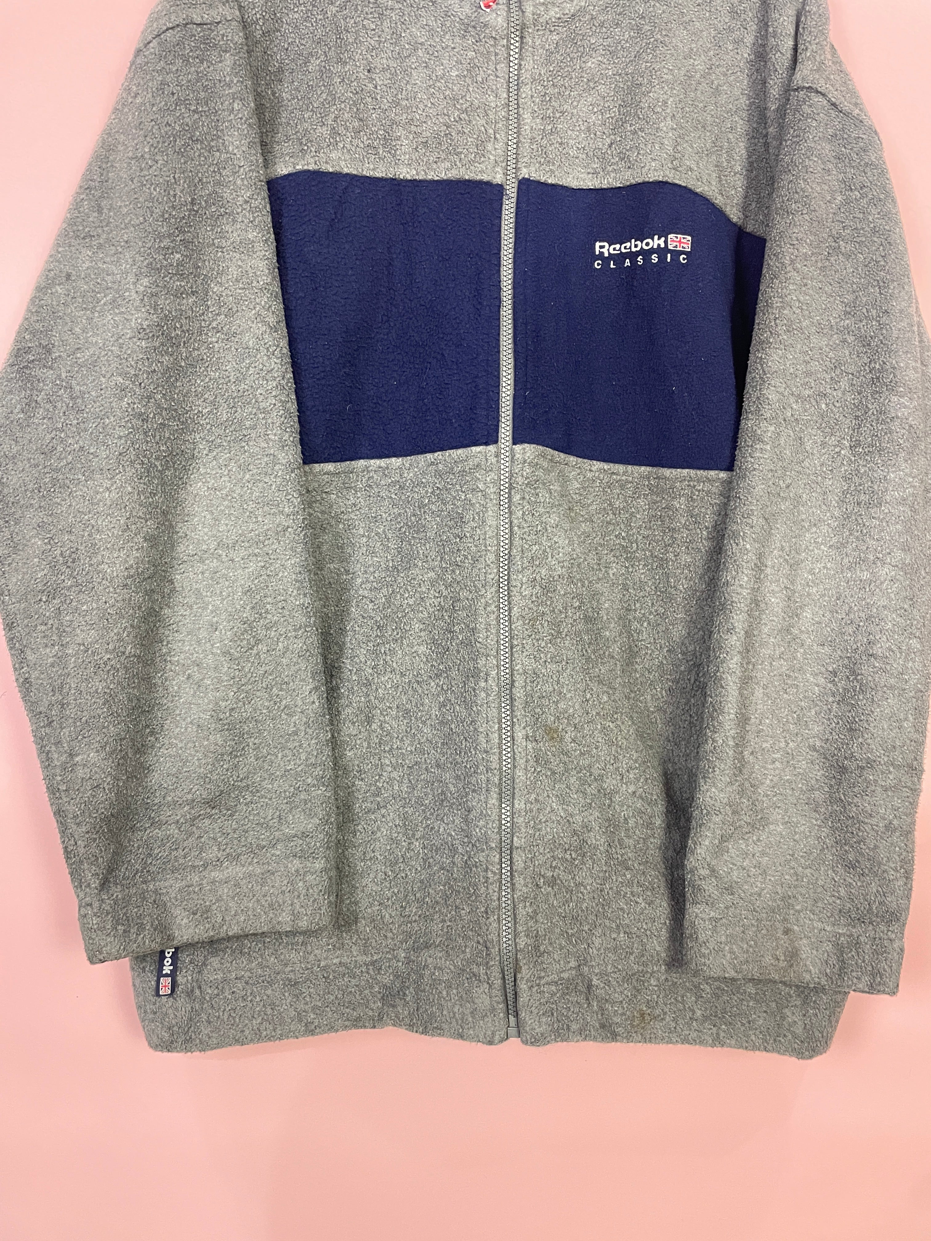 XL Reebok Classic Fleece grau