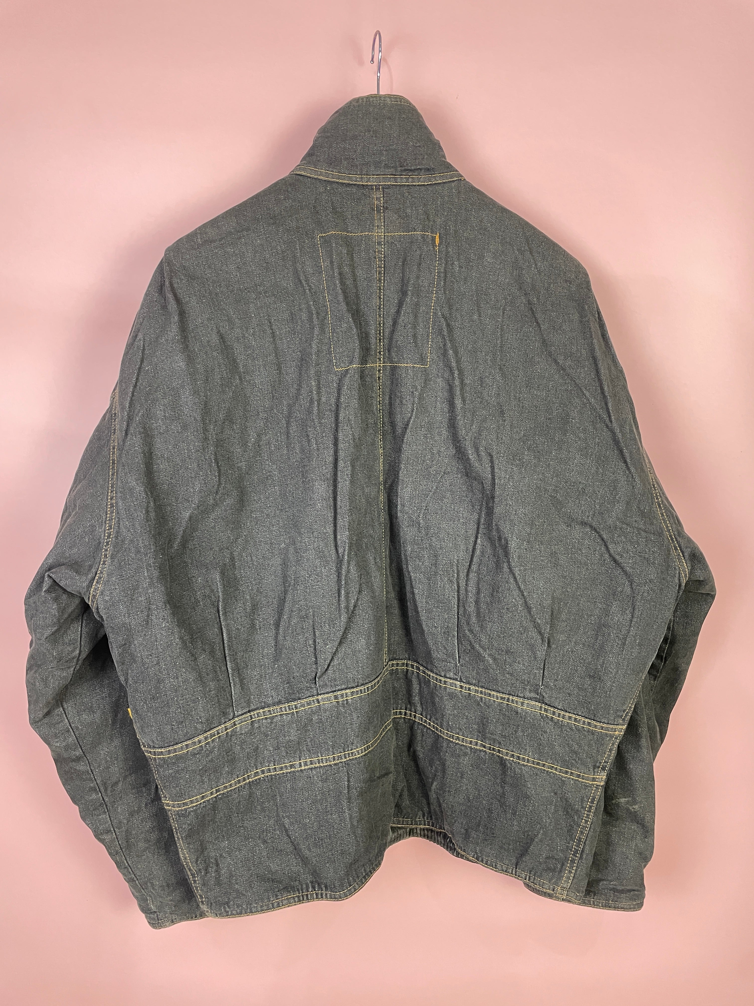 L made in Italy Emporio Armani Jeans Jacke grau/schwarz