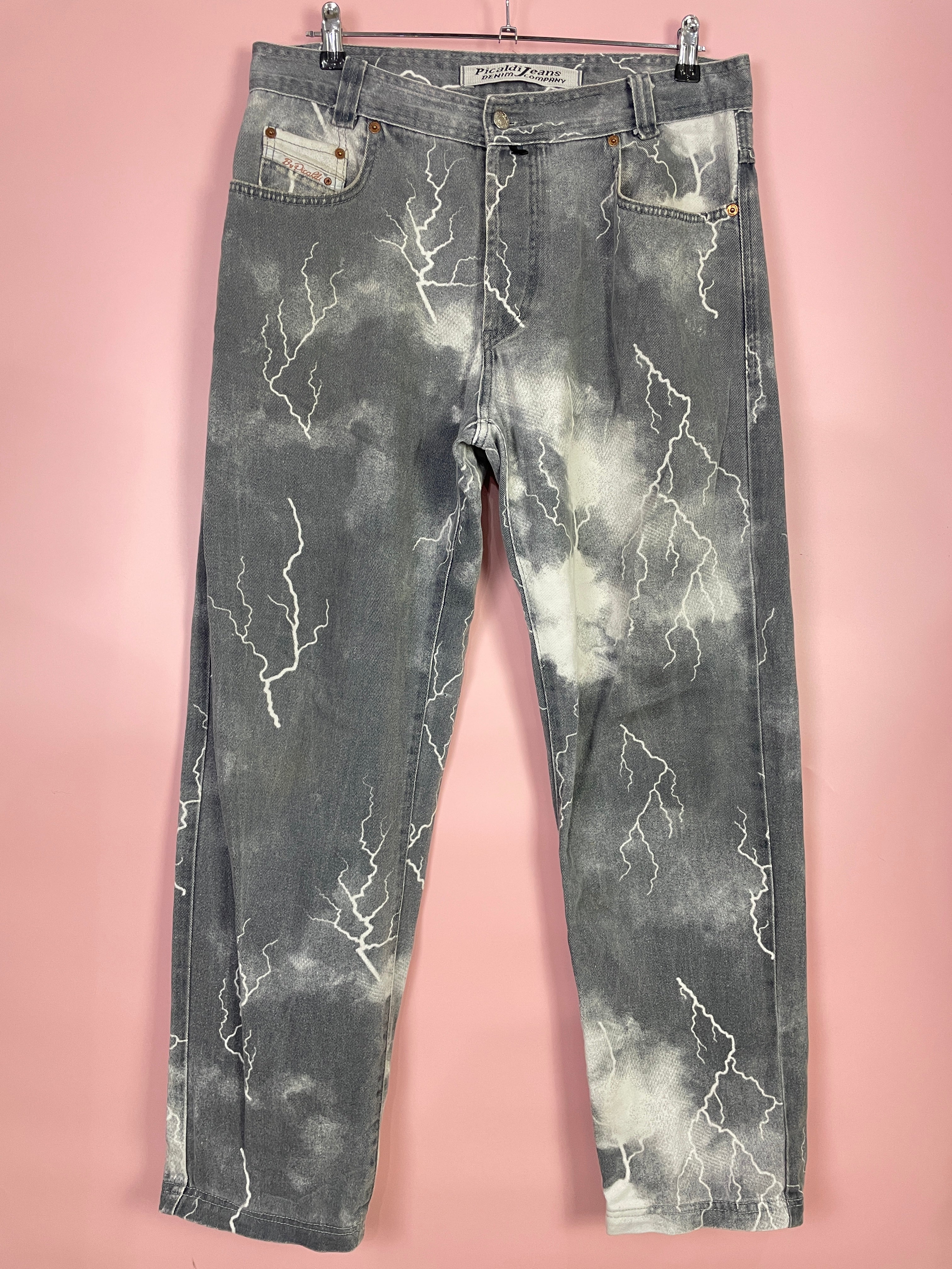 33-34 Picaldi Jeans Blitze grau