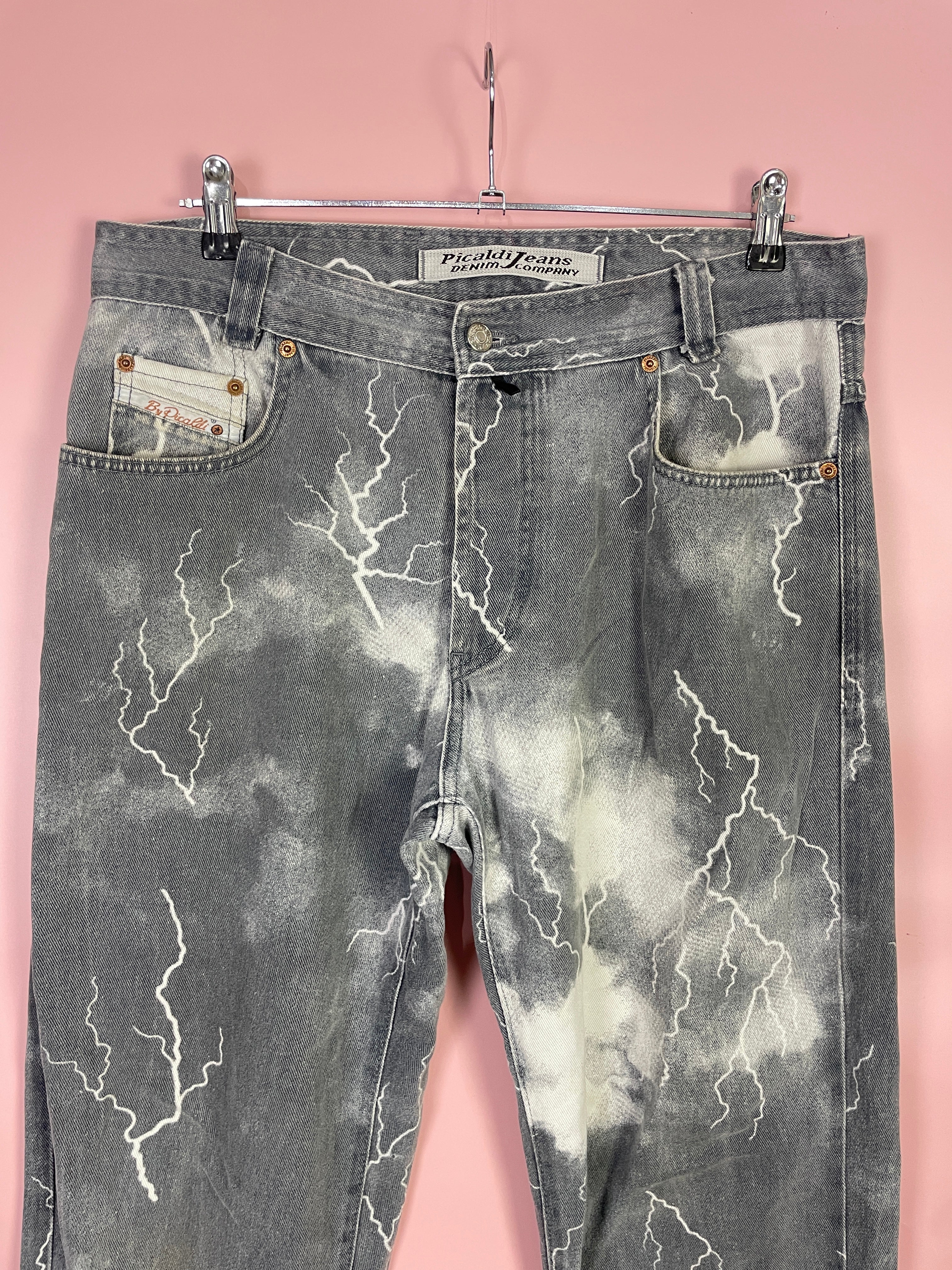 33-34 Picaldi Jeans Blitze grau