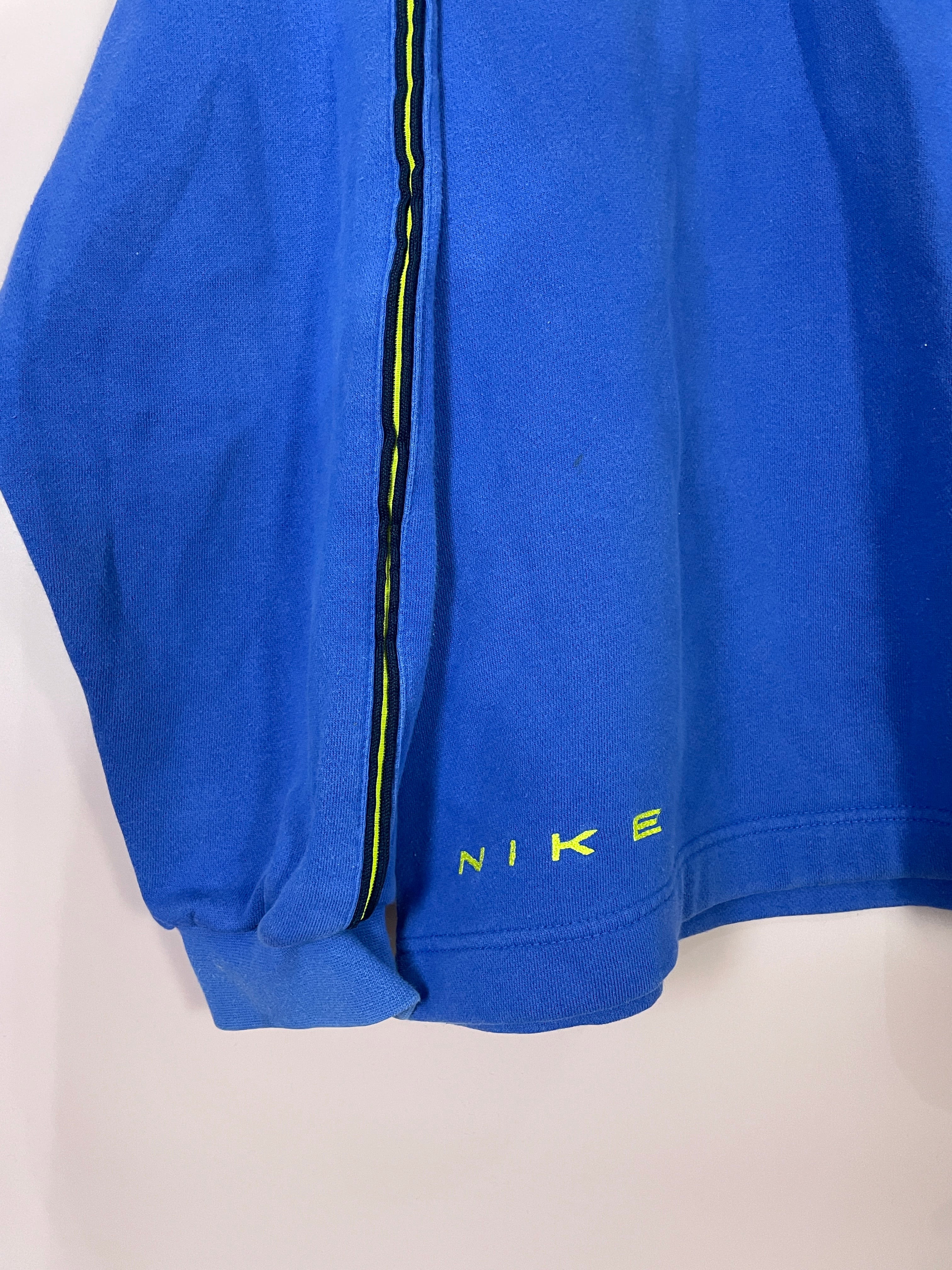 L Nike Sweater blau/gelb