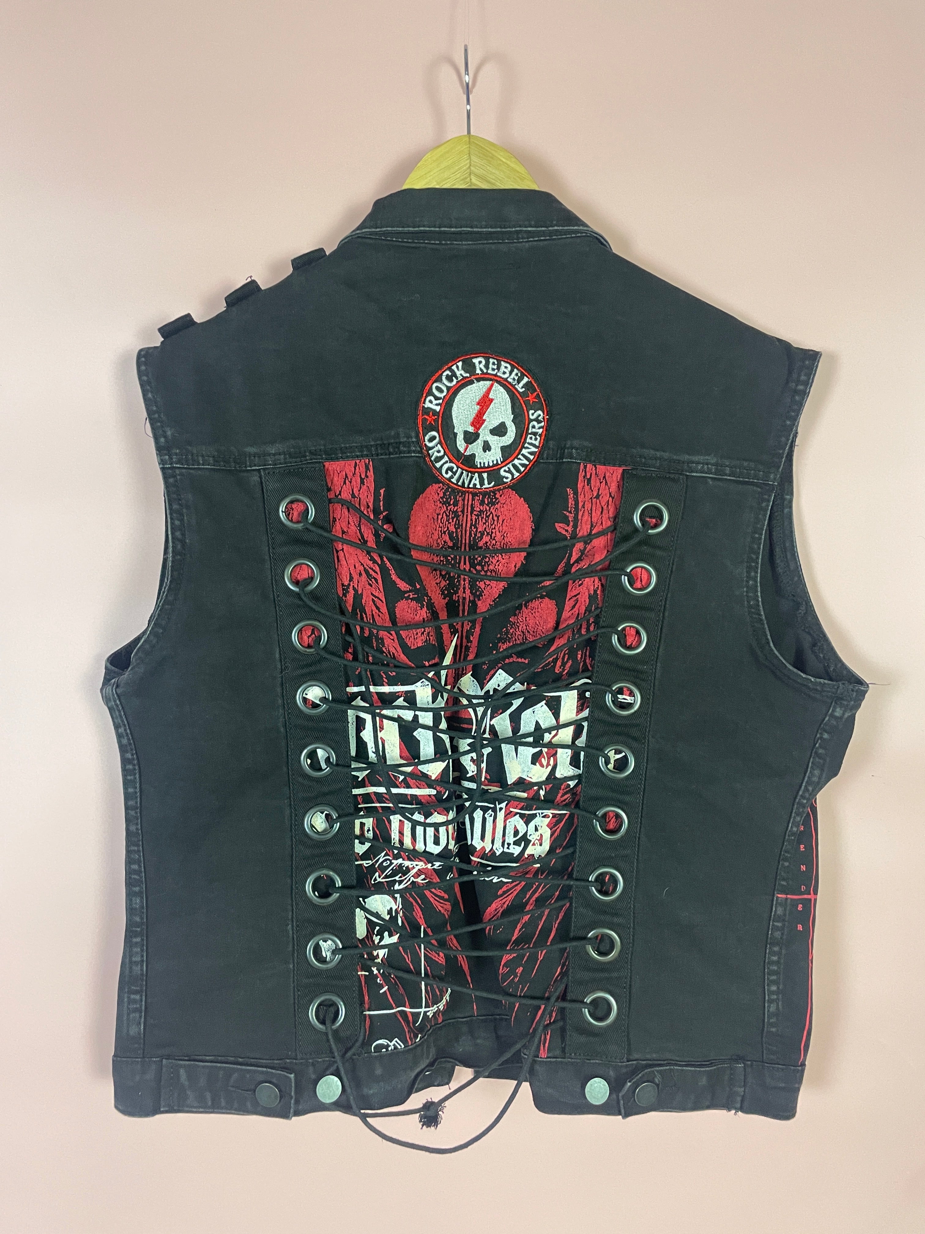 M Jeans Weste Rock Rebel