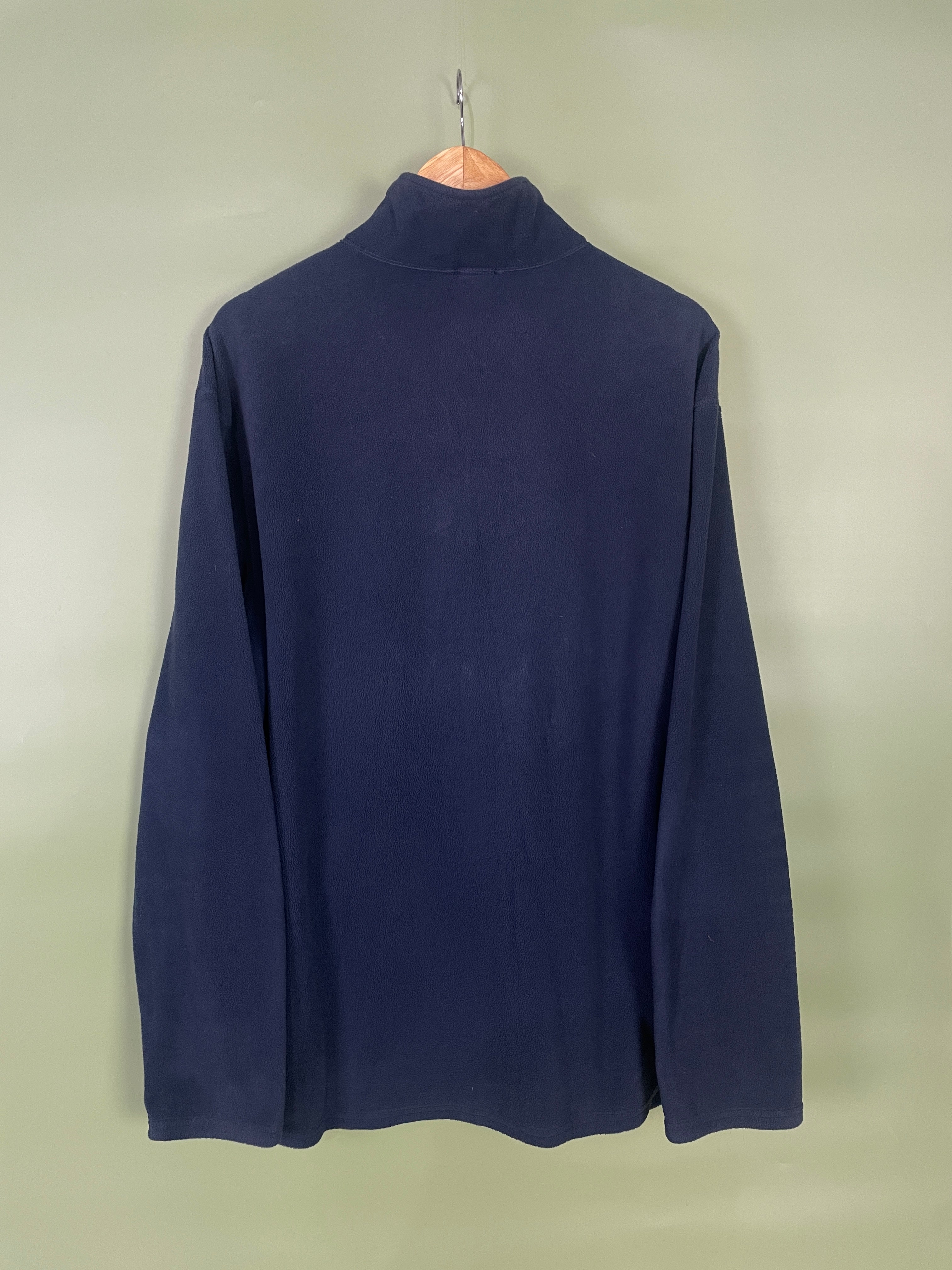 M-L North Face Fleece Jacke dunkelblau