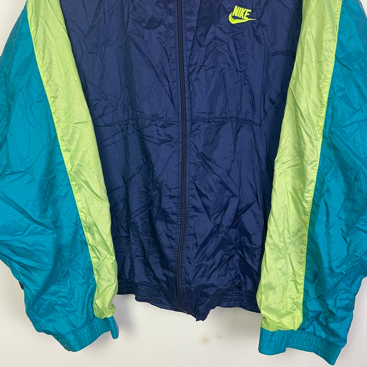 M Nike Trainings Jacke blau/grün