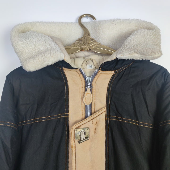 XL Vintage Winter Jacke mit Azteken Navajo Muster .