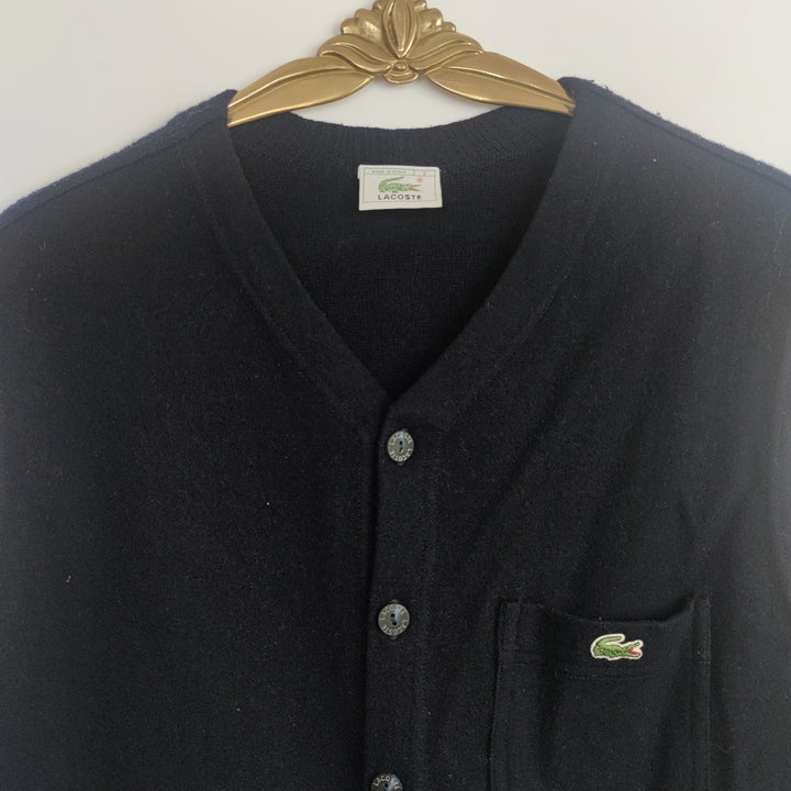 L Vintage Lacoste Pullunder Dunkelblau