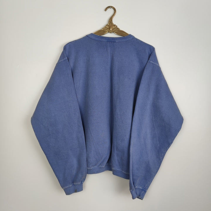 M Vintage Sweater Stühle Blau