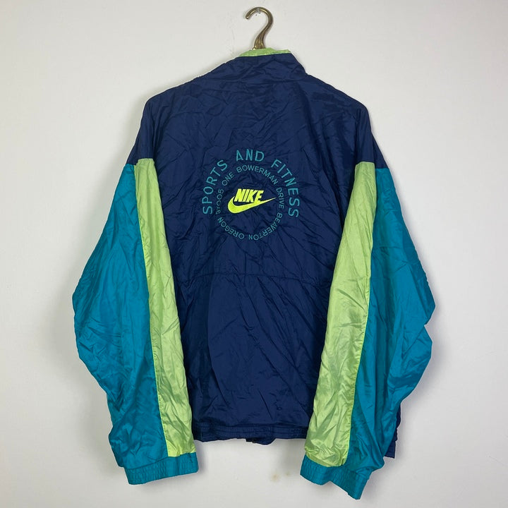 M Nike Trainings Jacke blau/grün