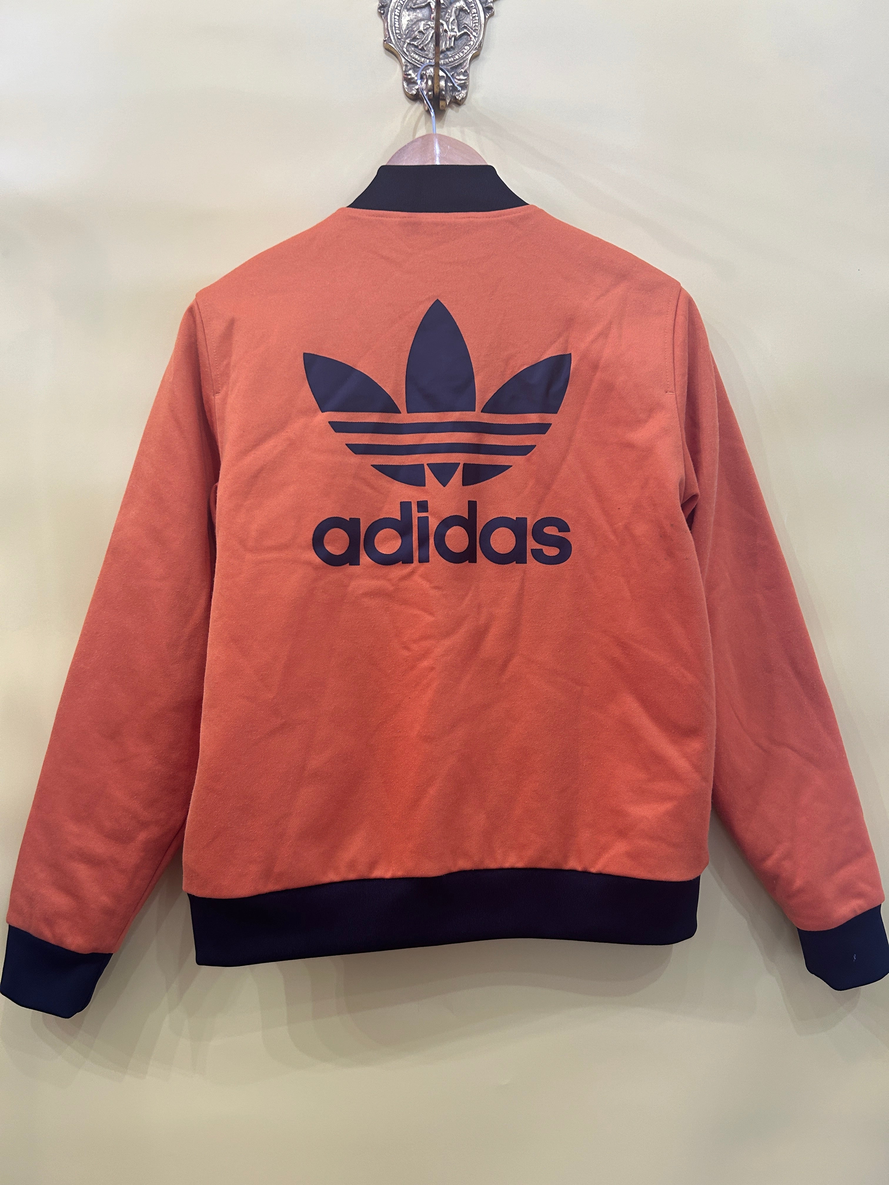 S Adidas original Bomber Jacke Blouson orange