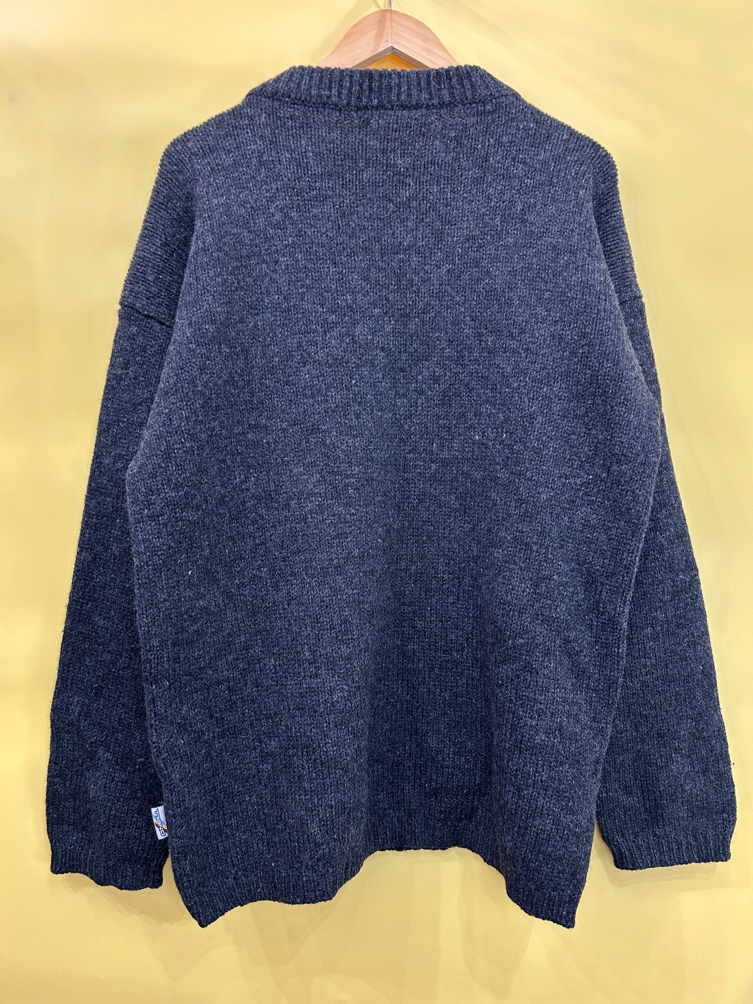 L-Xl Vintage  O`neil Knitted Pullover gray