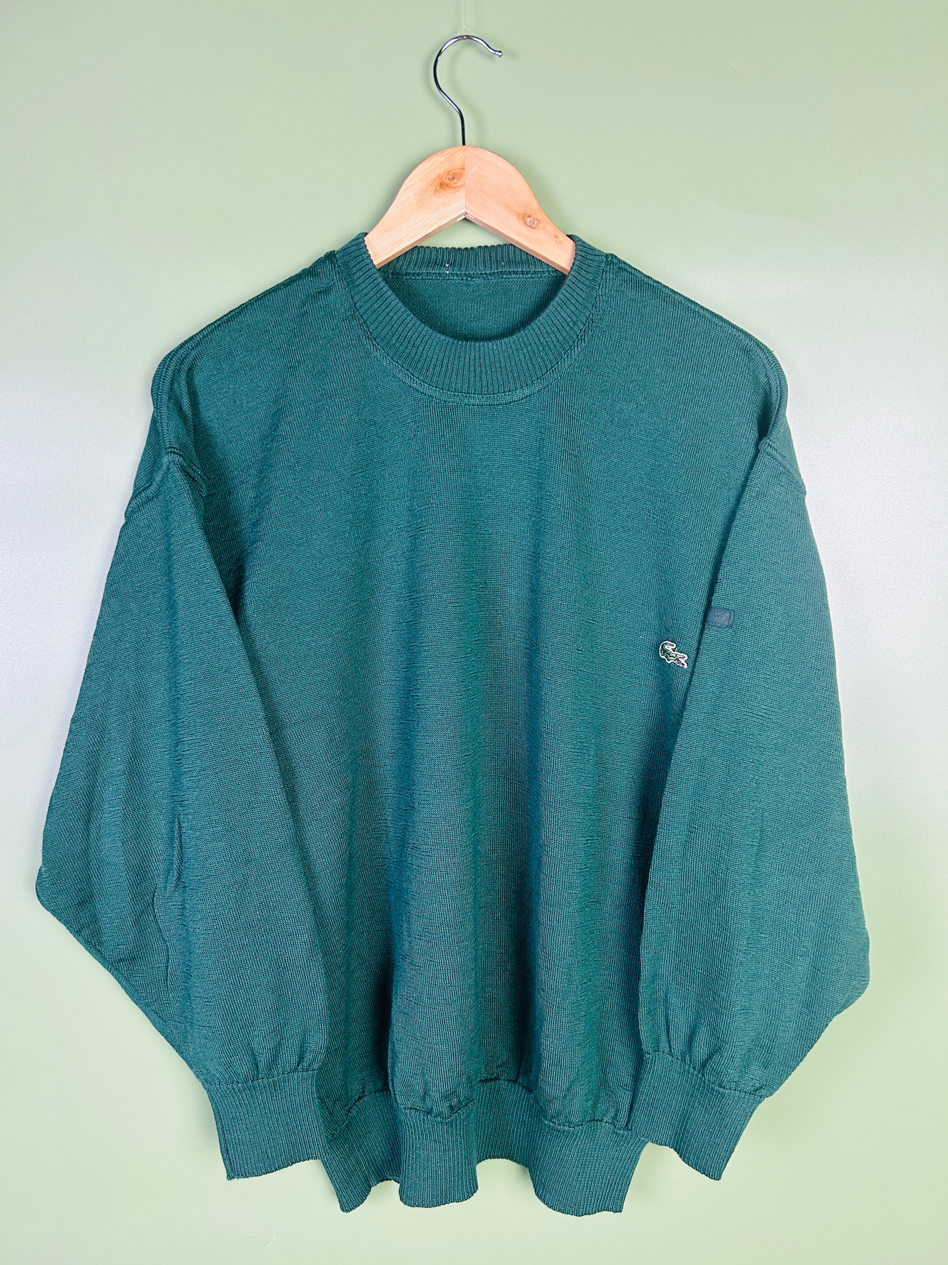 S Lacoste Vintage Pullover dunkelgrün