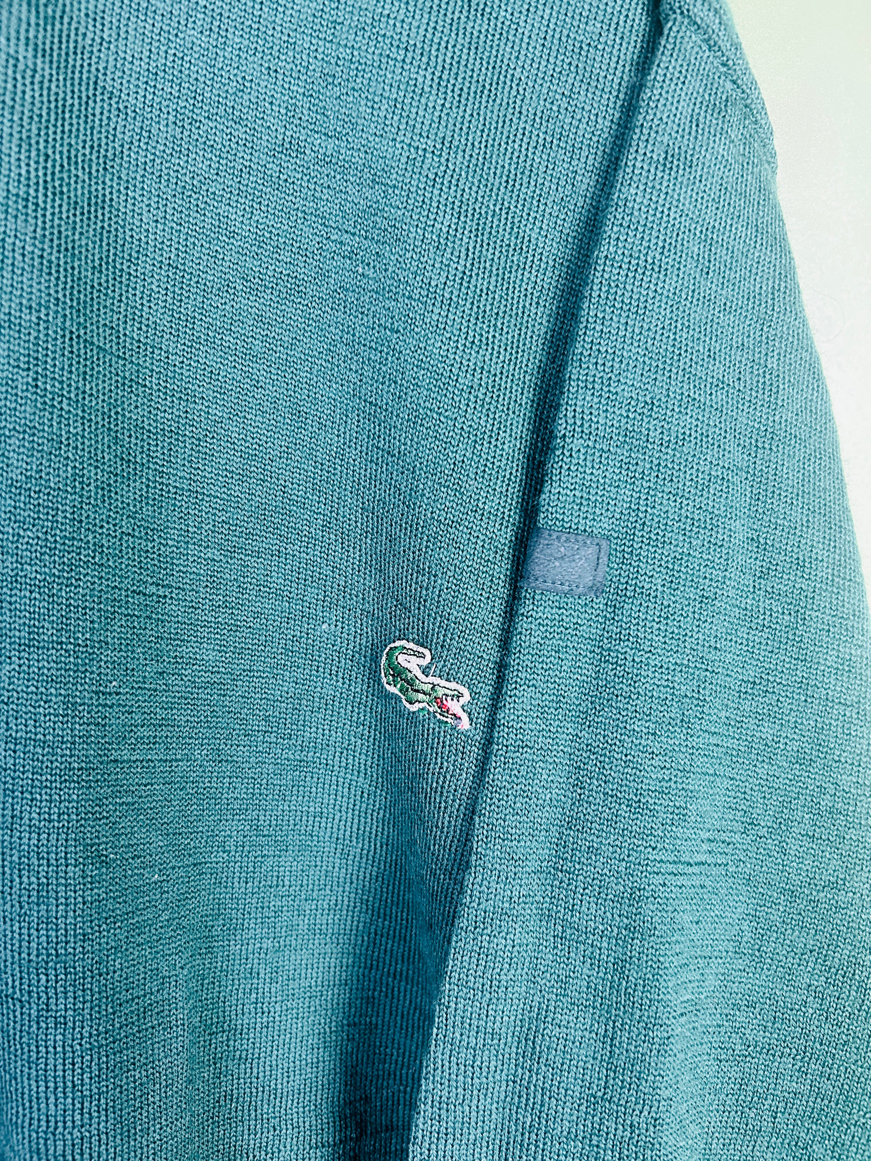 S Lacoste Vintage Pullover dunkelgrün