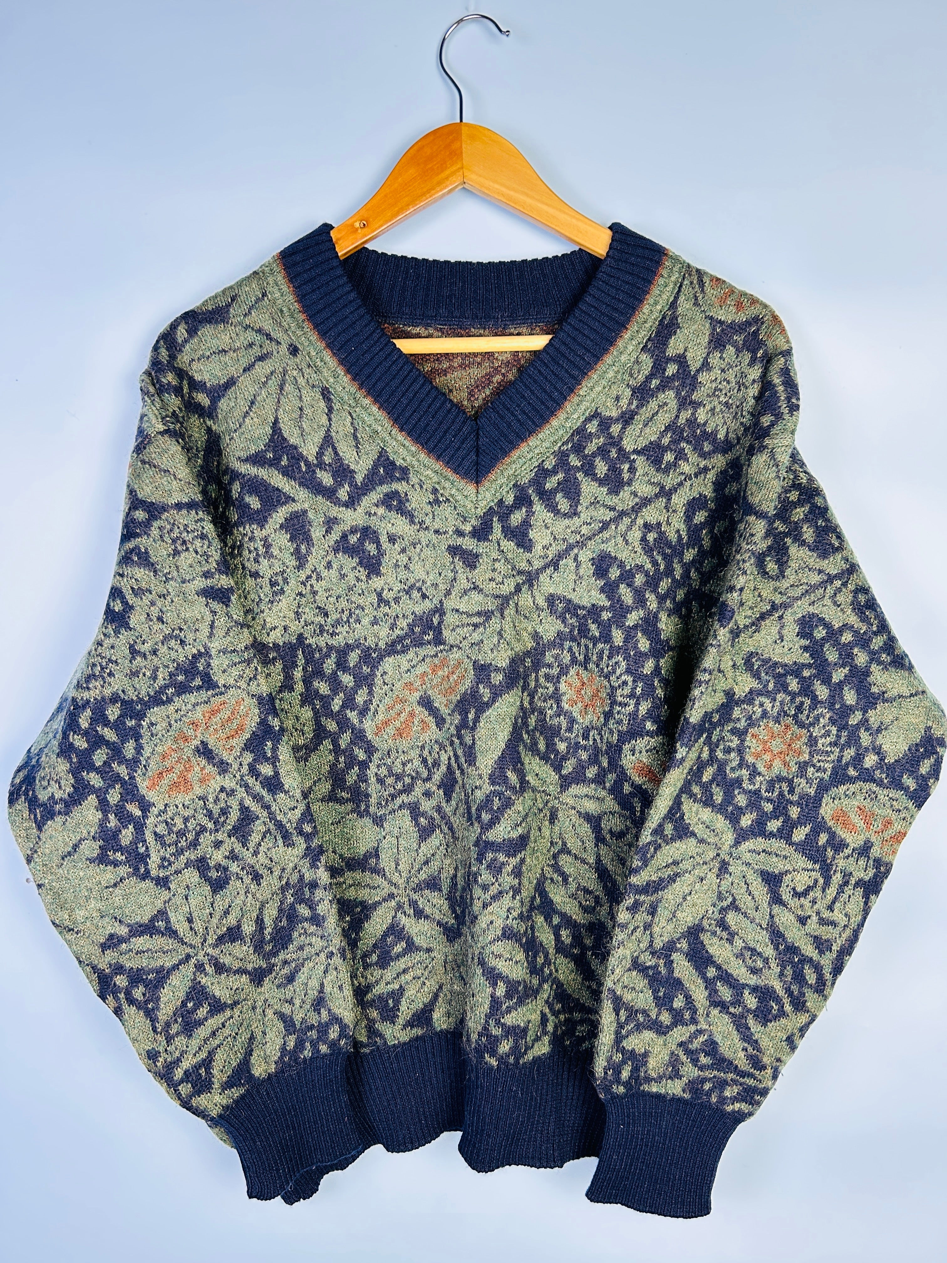 S-M Pullover florale Muster