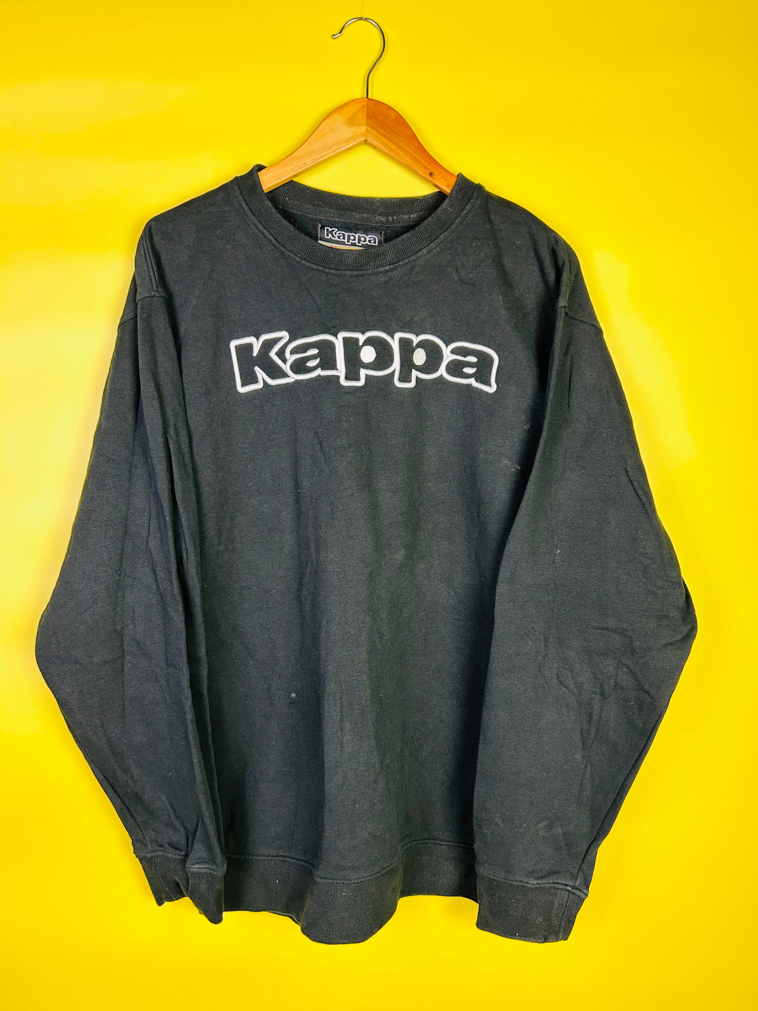 XL Kappa Sweater schwarz