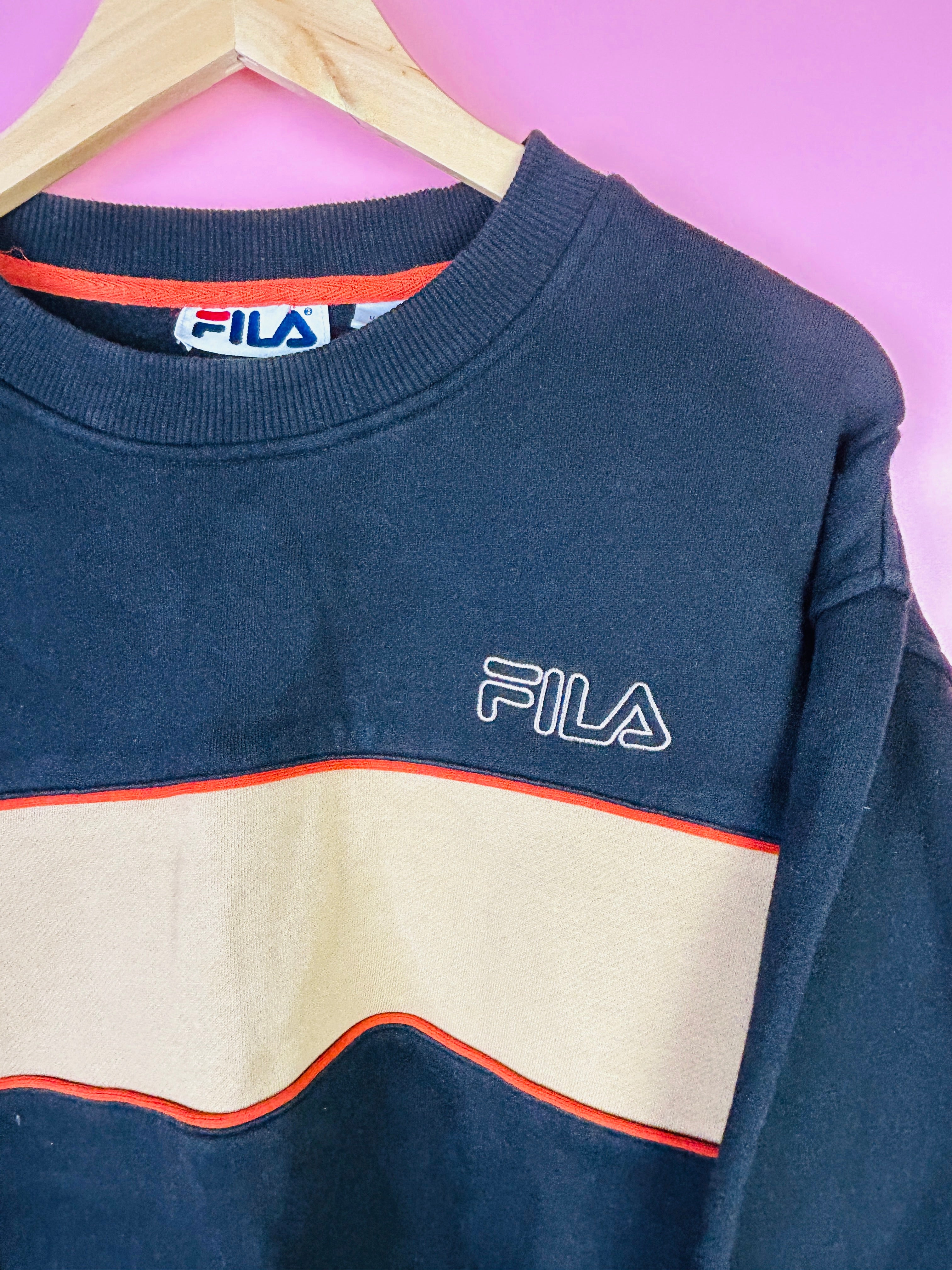 L Vintage Fila Sweater