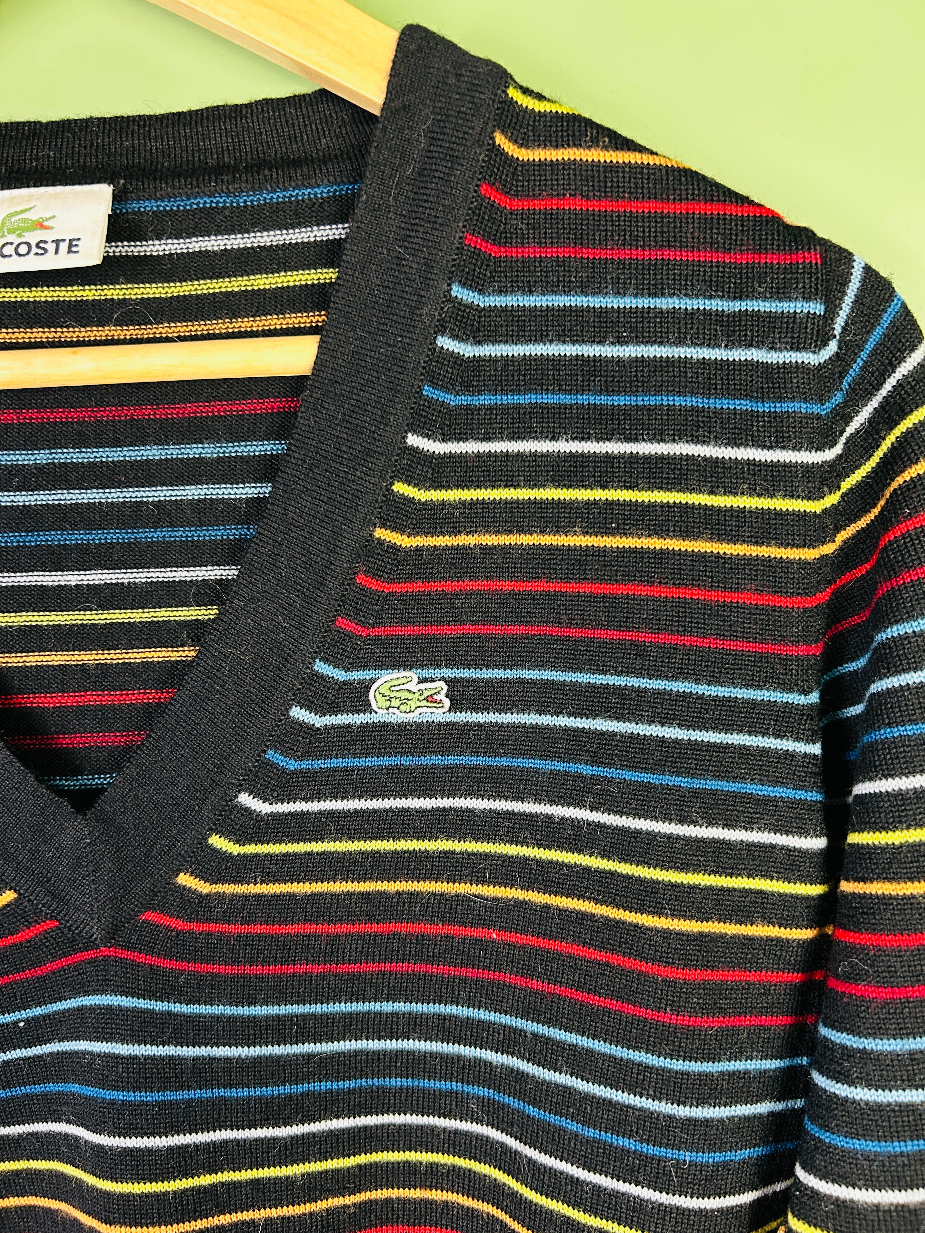 S Vintage Lacoste Pullover streifen