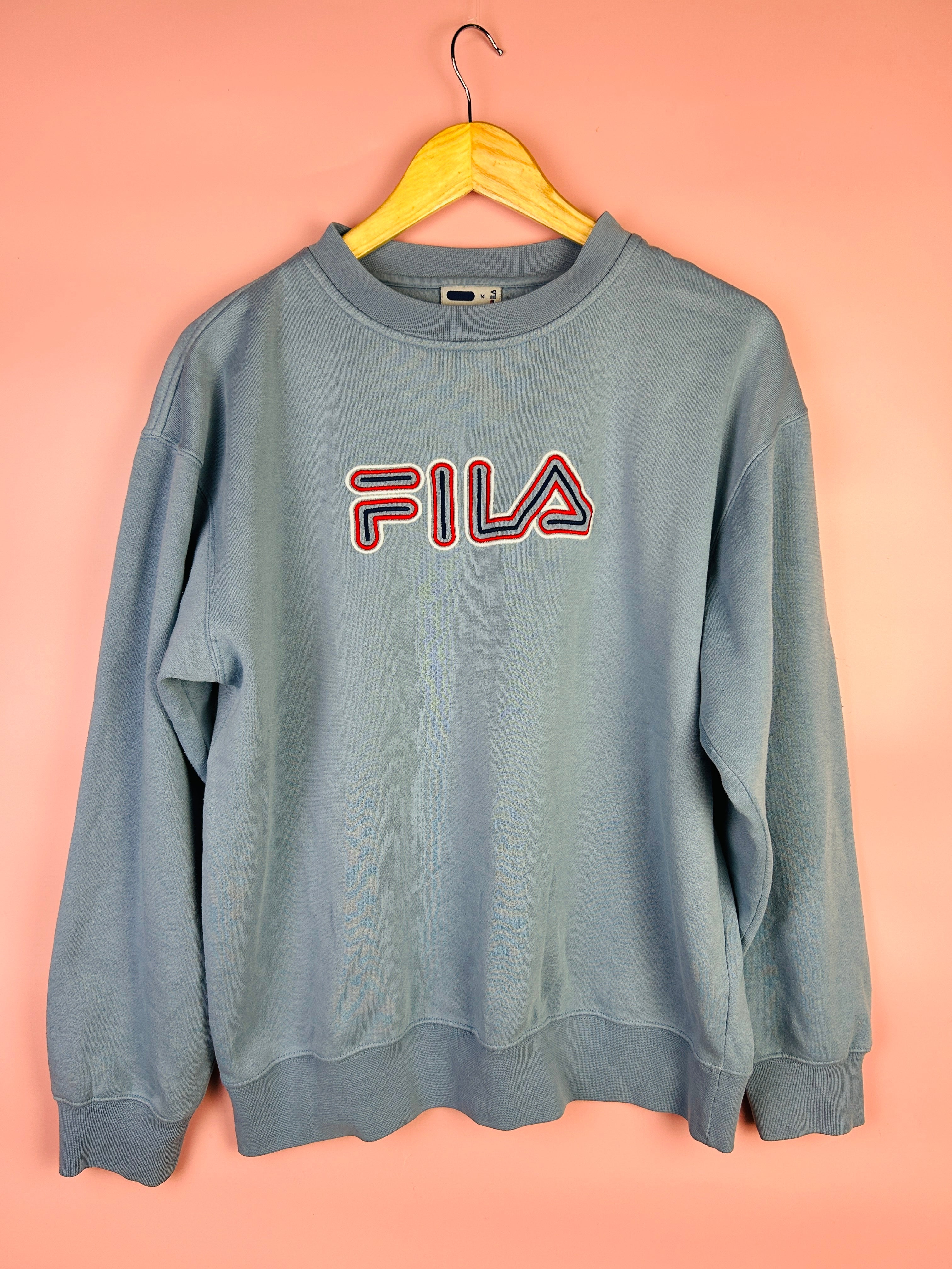 M Vintage Fila Sweater grau