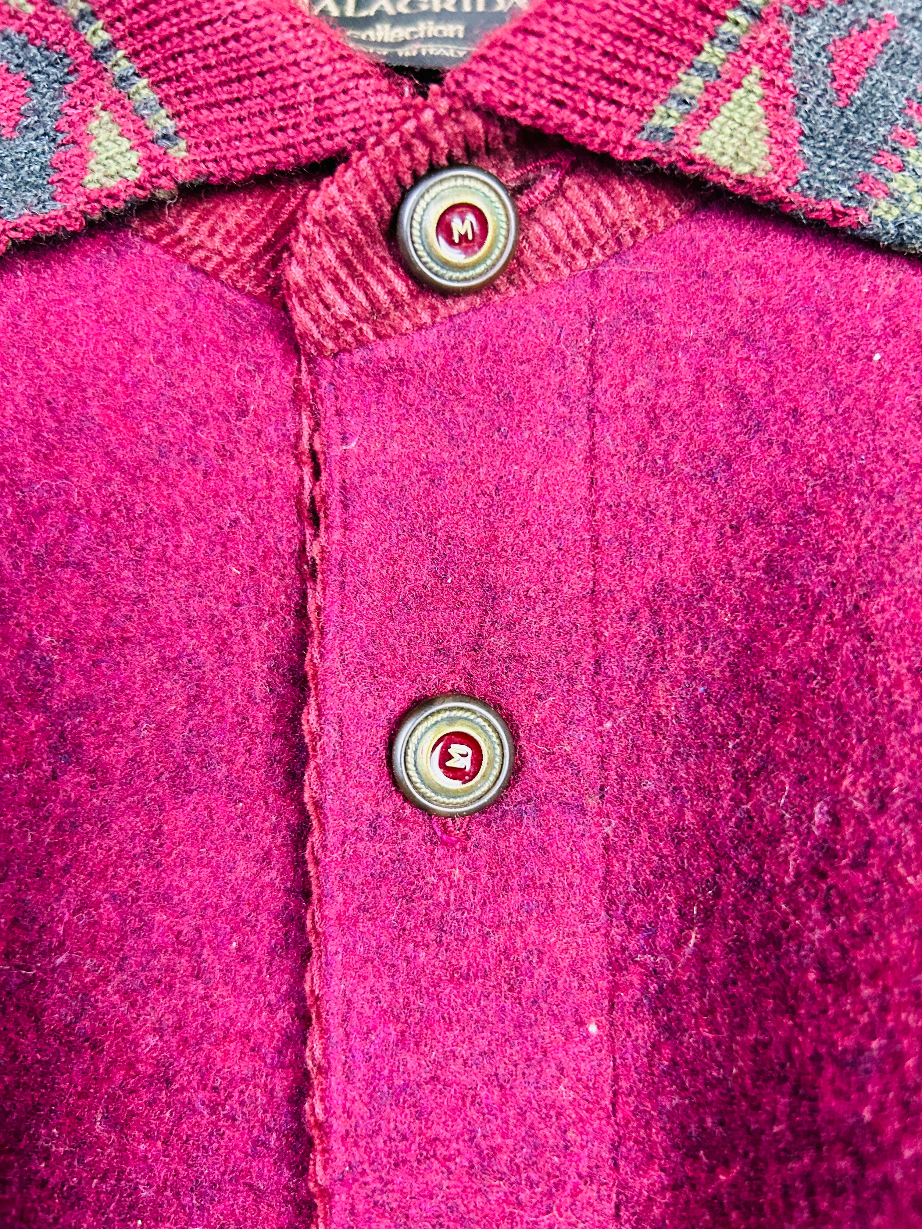 L Vintage Fleece Sweater rot