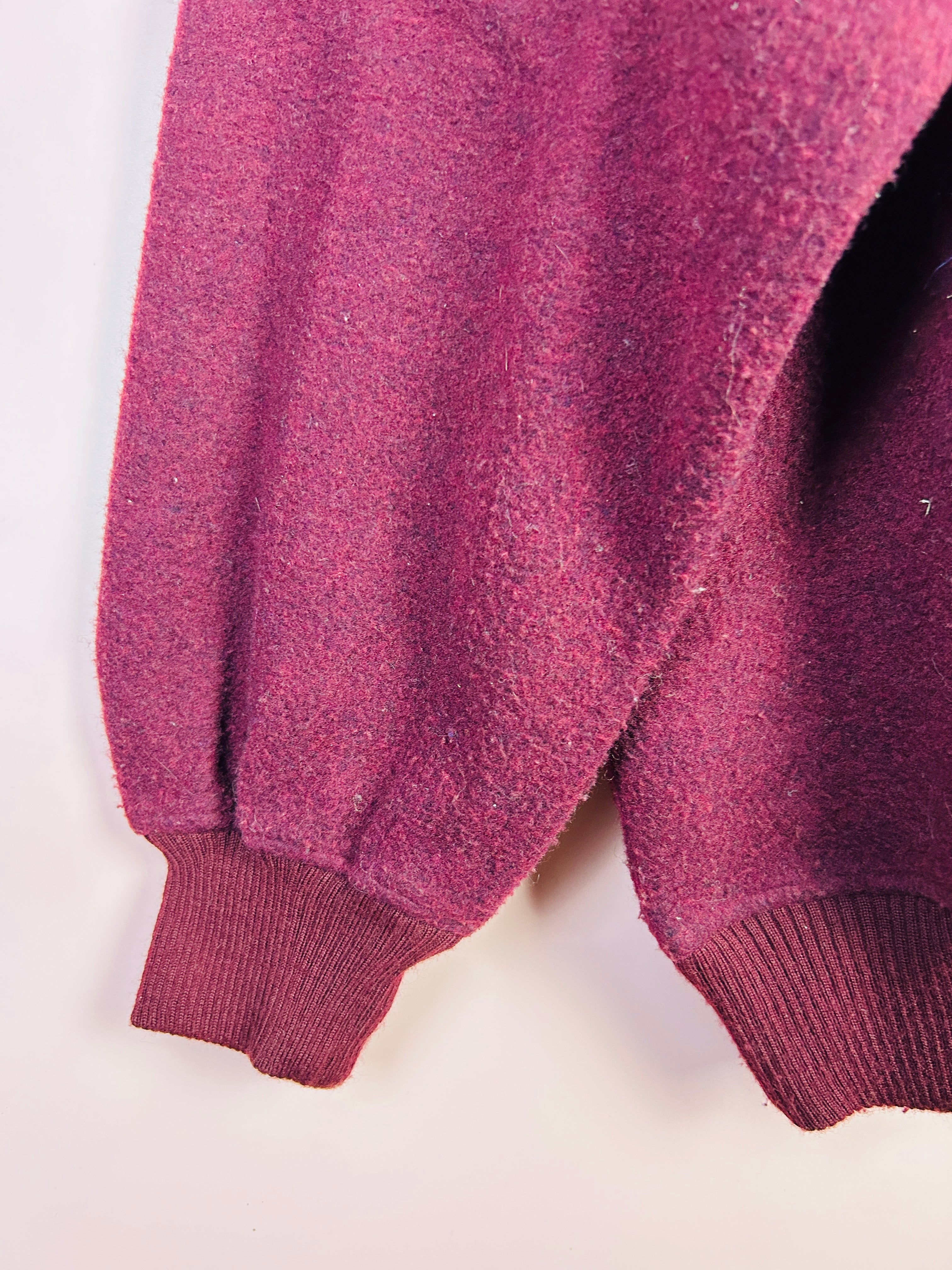 L Vintage Fleece Sweater rot