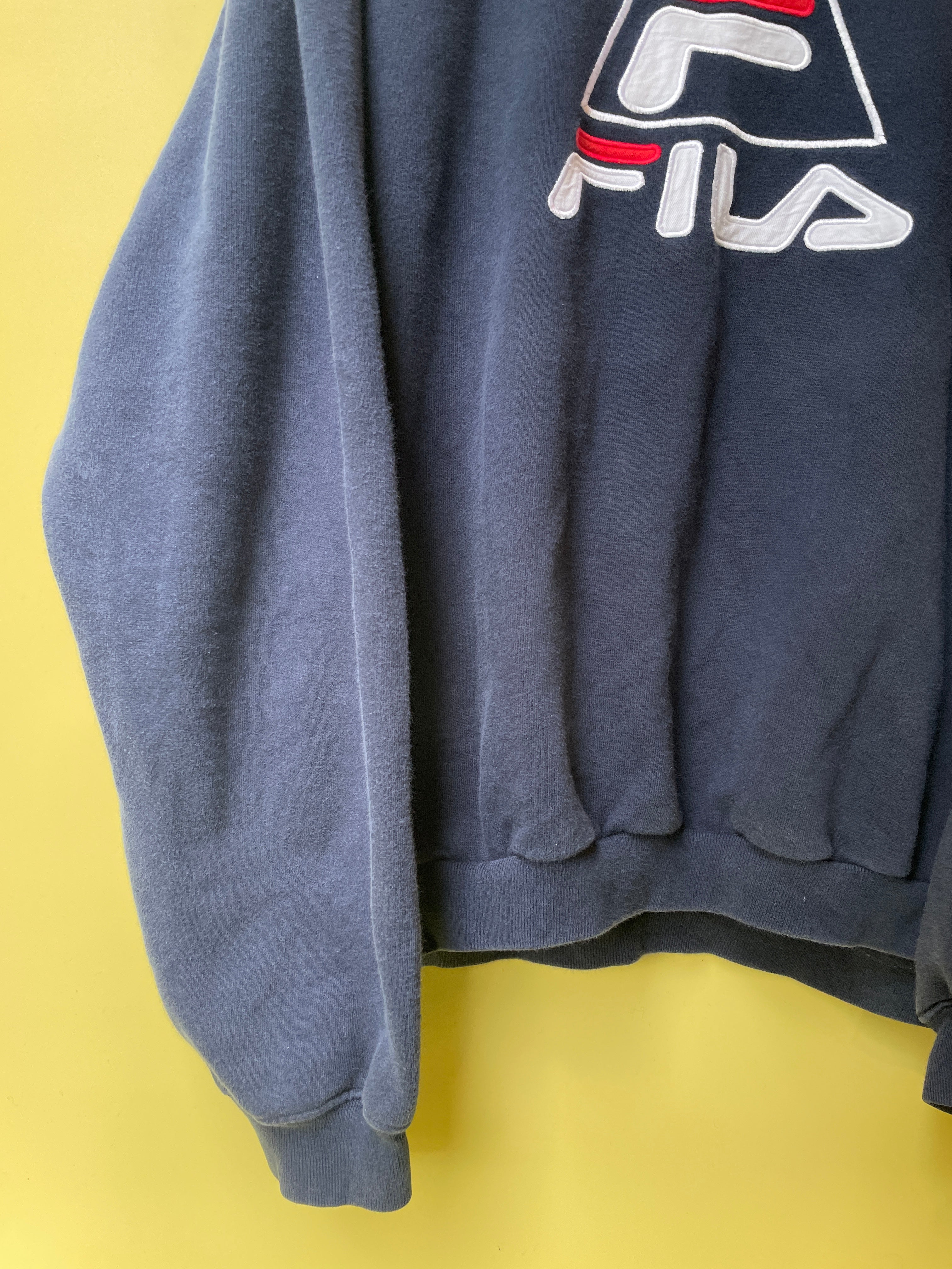 L Oversized True Vintage Fila Sweater