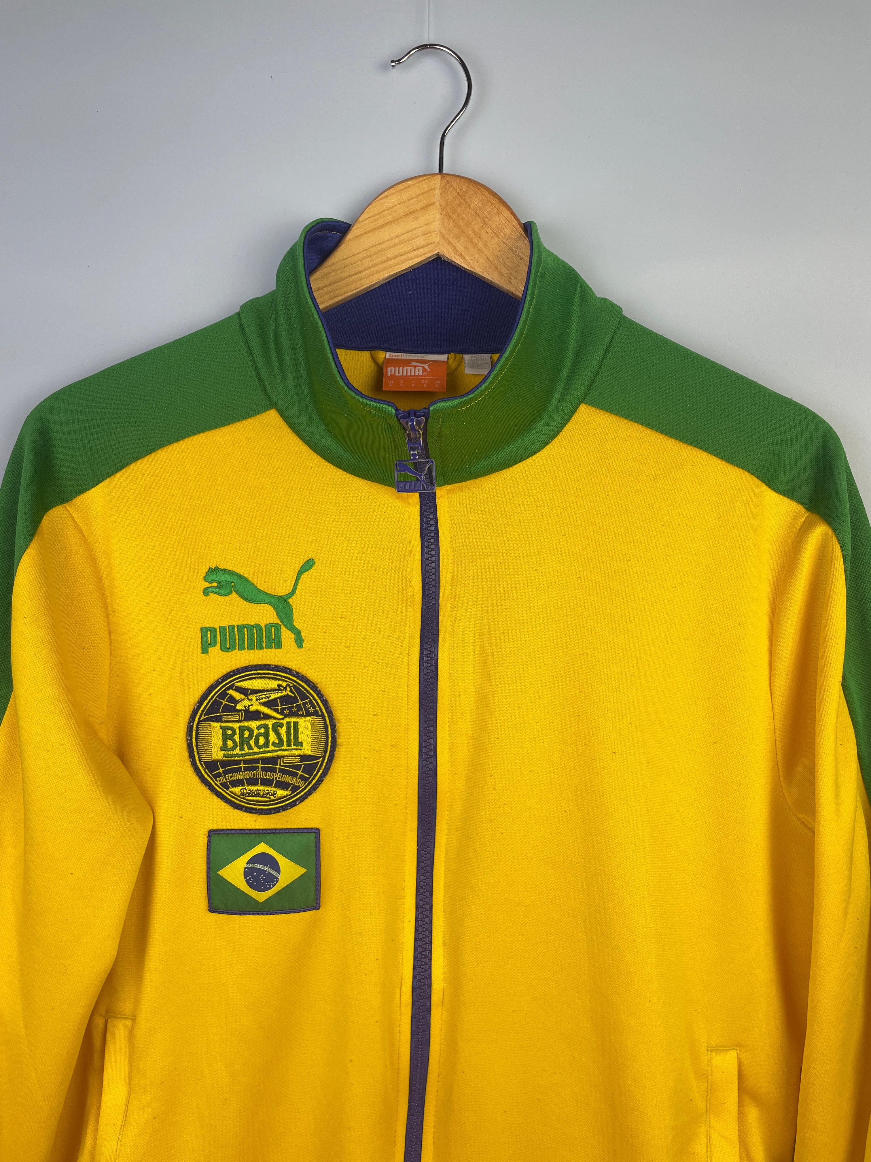 S Brasilien vintage puma Sportjacke