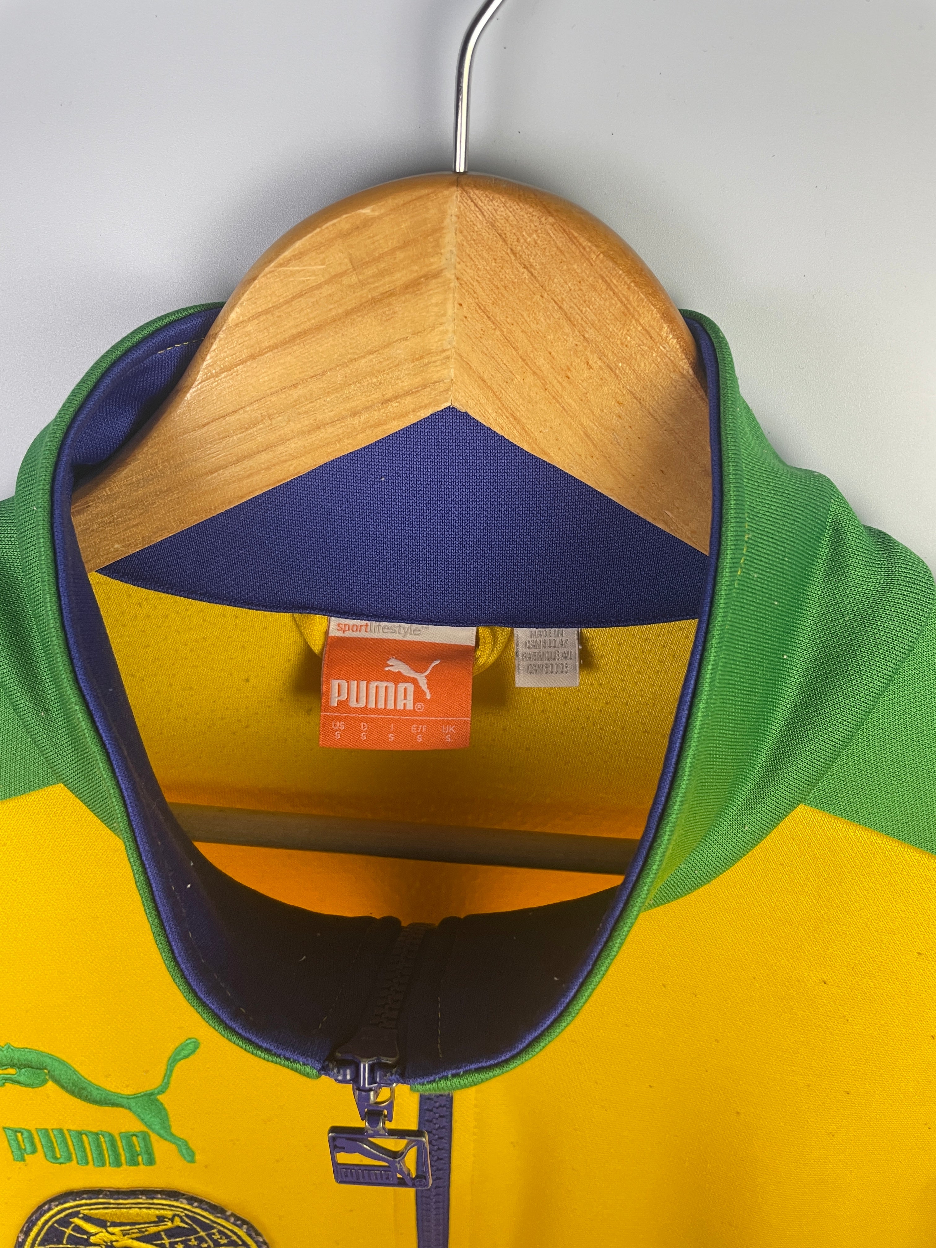 S Brasilien vintage puma Sportjacke