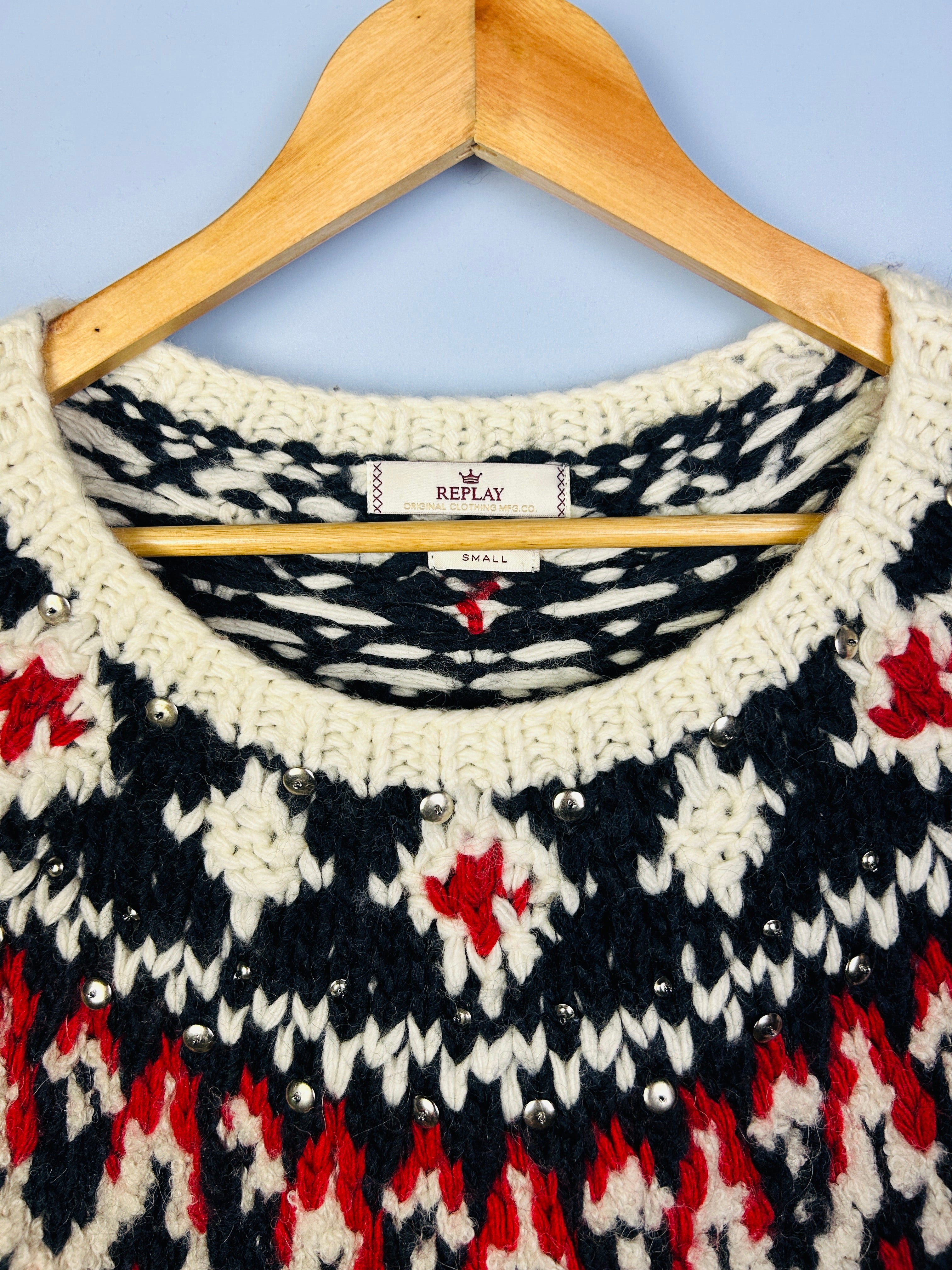 S-M Vintage Replay Nordic Pullover