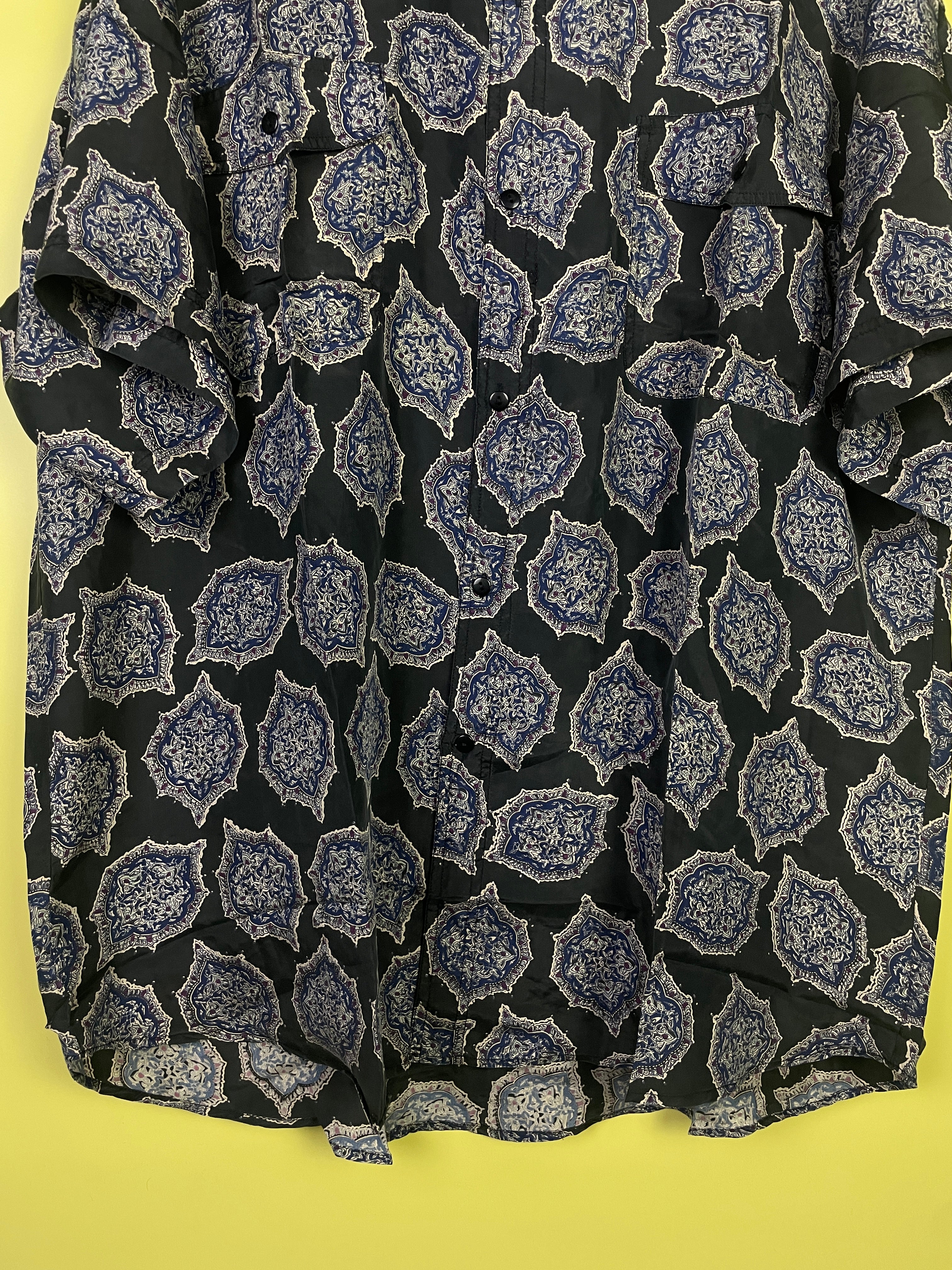 XL-L Vintage Seidenhemd