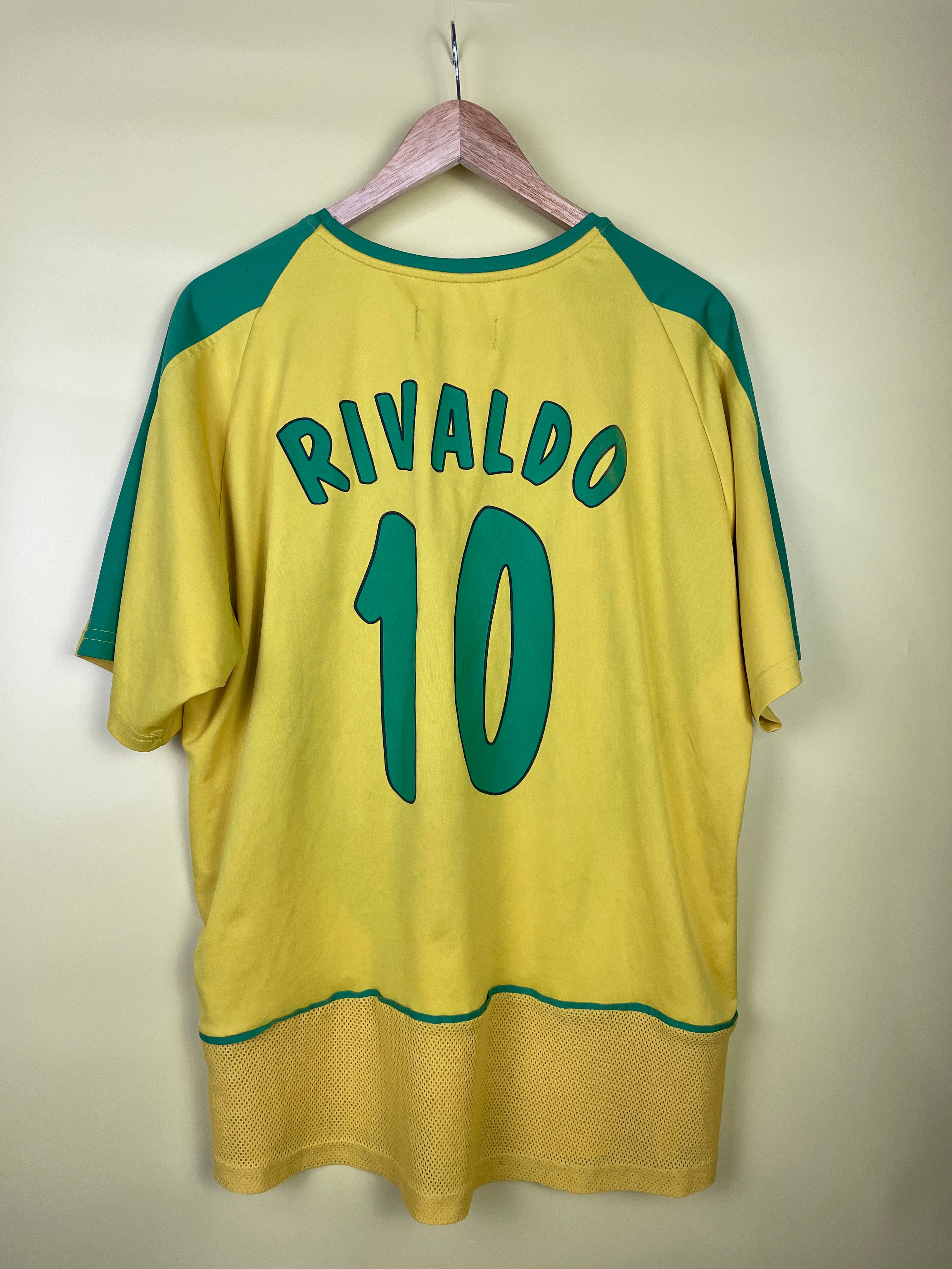 Rivaldo Vintage Brasilien Trikot #10 XL