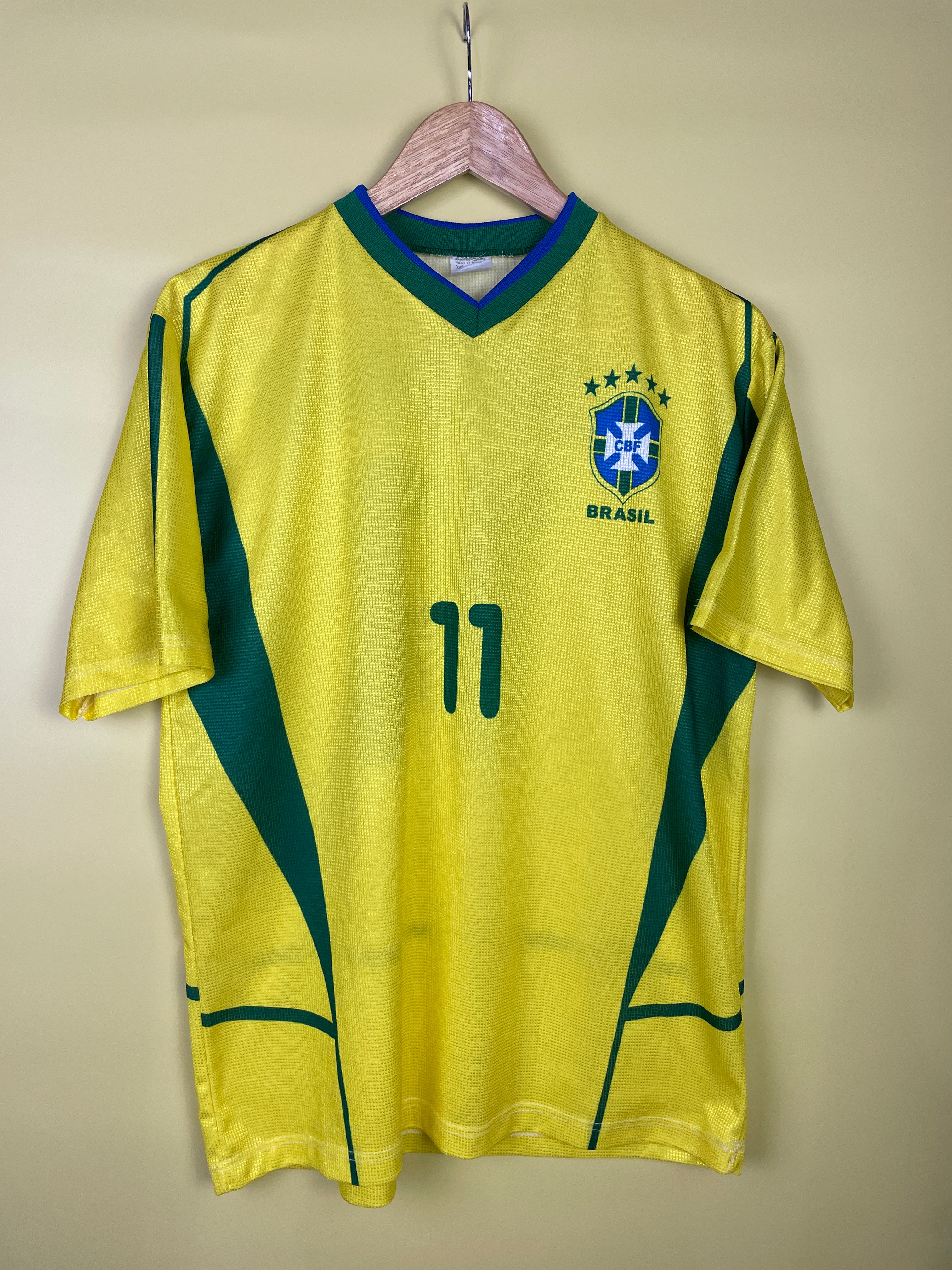 Ronaldinho Vintage Brasilien Fan Trikot #11 S