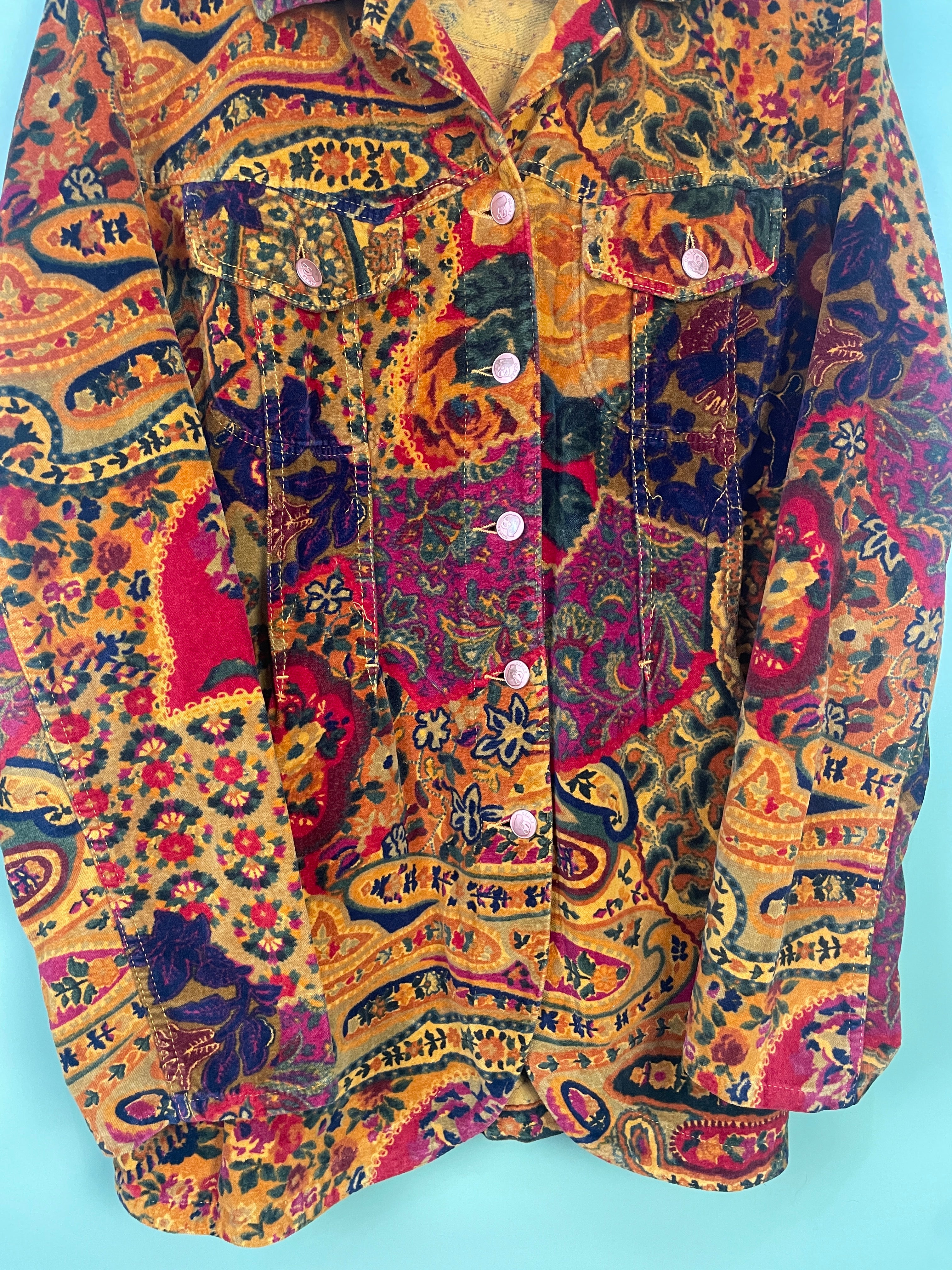 M Kenzo Vintage Velour Jacket