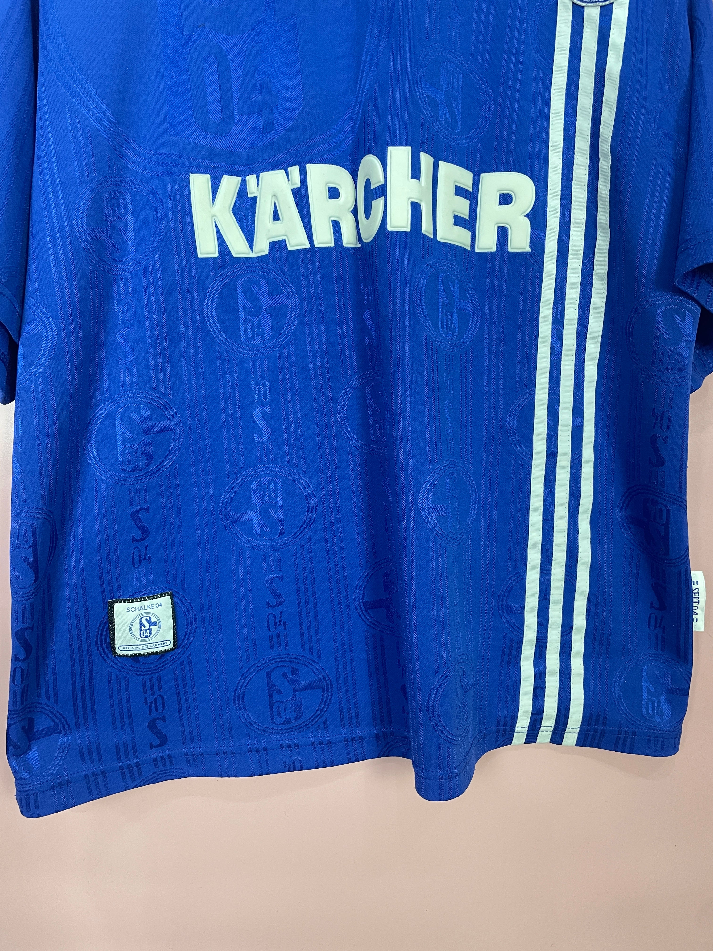 FC Schalke 04 Trikot 1996/1997 Original Adidas Kärcher Gr. XL