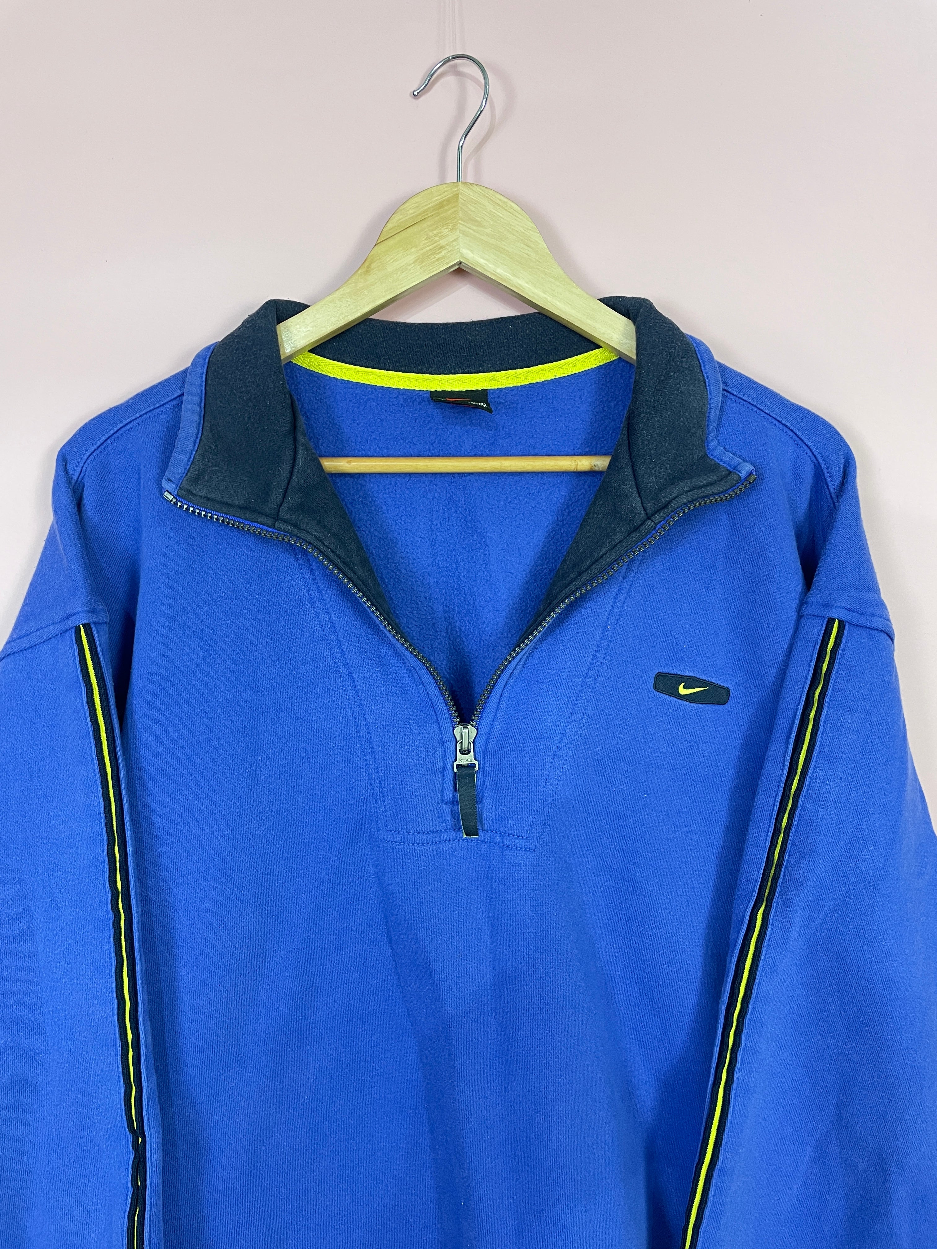 L Nike Sweater blau/gelb