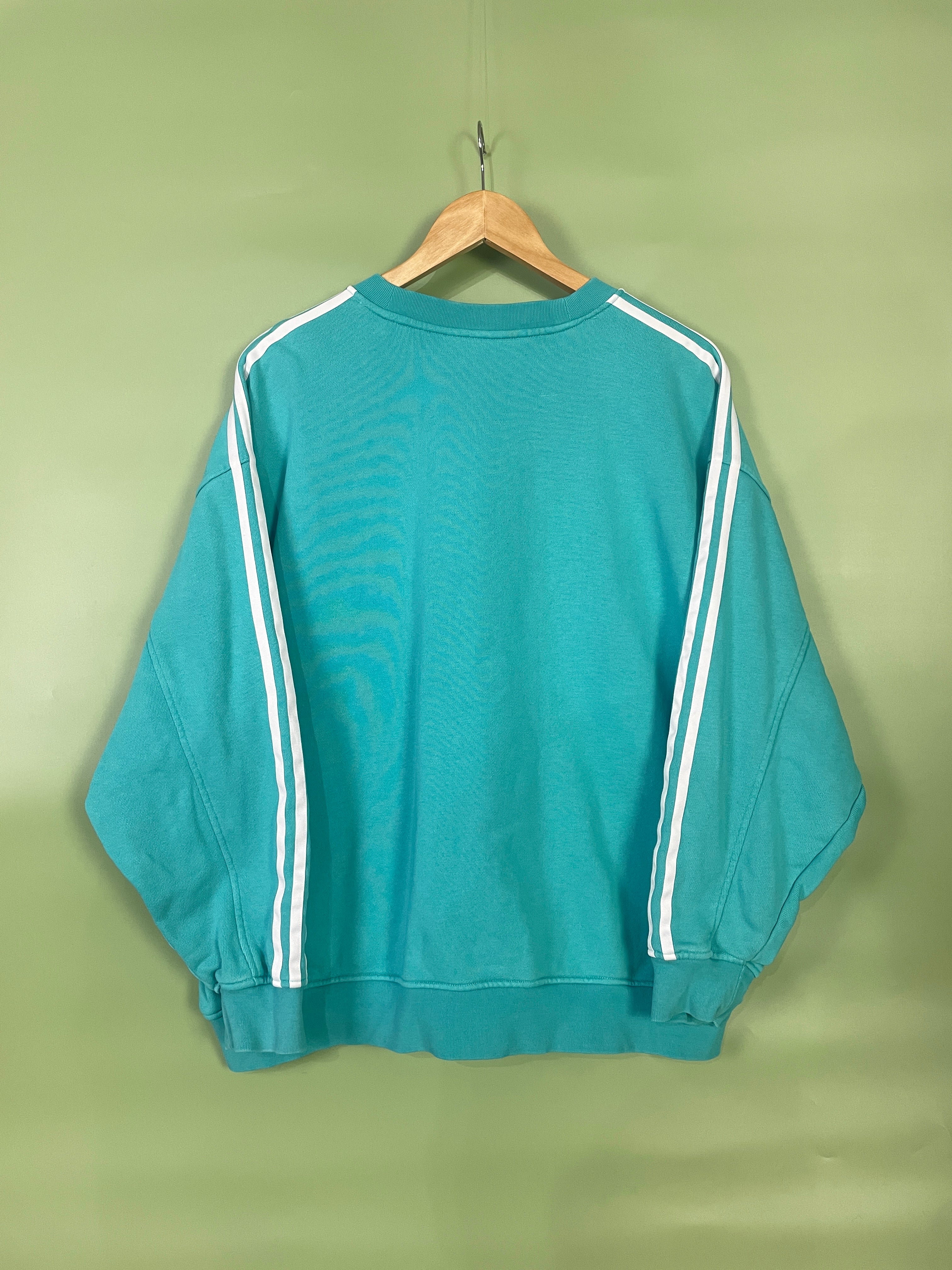 M Oversized Adidas Sweater seegrün